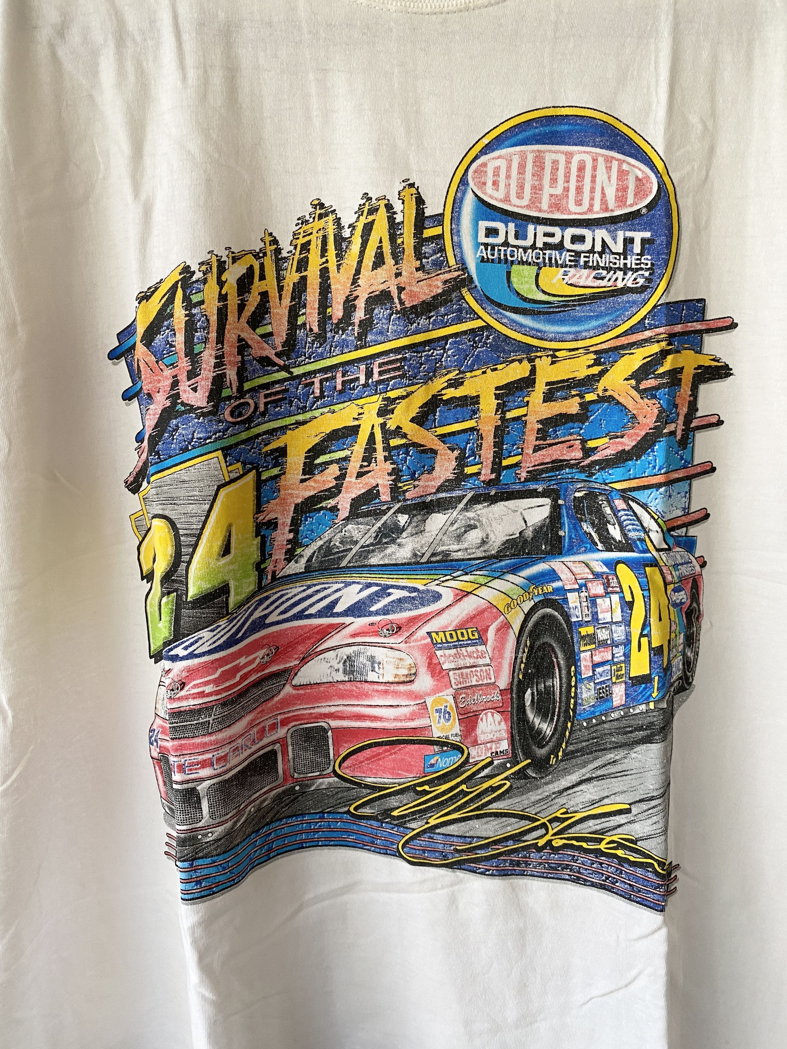 NASCAR VINTAGE 90' NASCAR JEFF GORDON T SHIRT Size US L / EU 52-54 / 3 - 2 Thumbnail