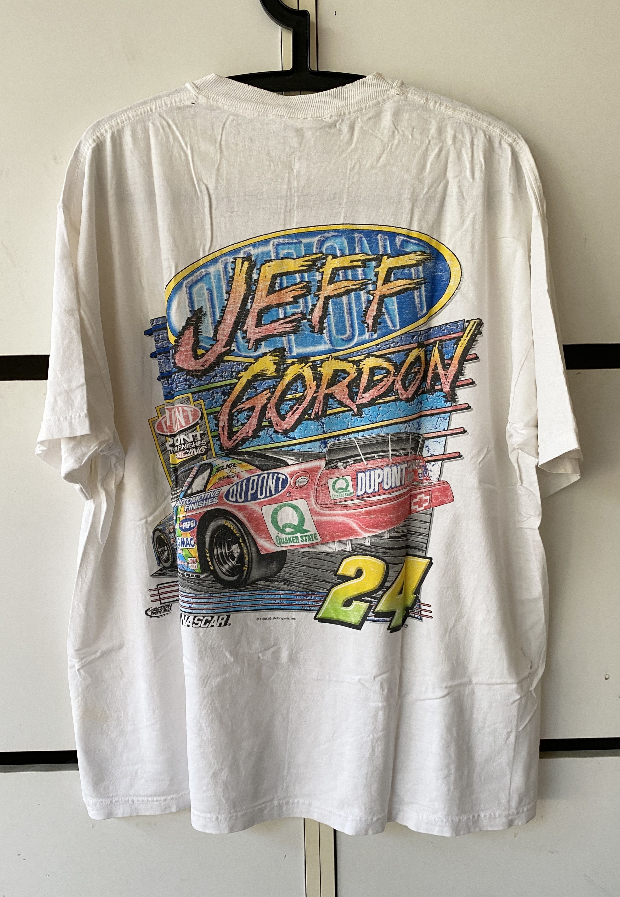 NASCAR VINTAGE 90' NASCAR JEFF GORDON T SHIRT Size US L / EU 52-54 / 3 - 6 Thumbnail