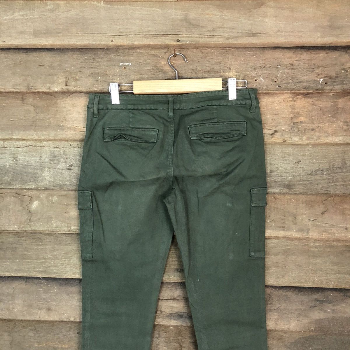 Japanese Brand DLL Uniqlo Green Cargo utility Multipocket Pants #1525 Size US 28 / EU 44 - 10 Thumbnail