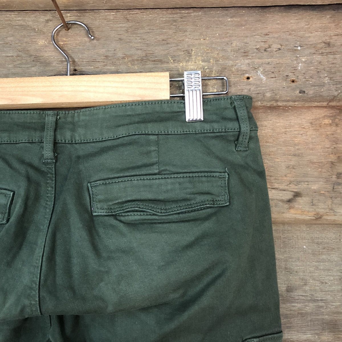 Japanese Brand DLL Uniqlo Green Cargo utility Multipocket Pants #1525 Size US 28 / EU 44 - 13 Thumbnail