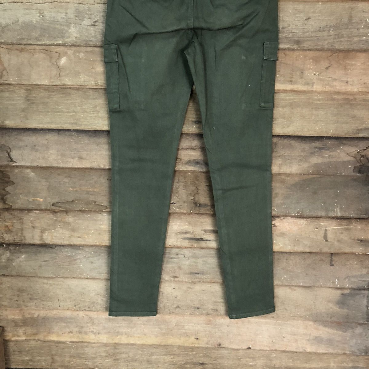 Japanese Brand DLL Uniqlo Green Cargo utility Multipocket Pants #1525 Size US 28 / EU 44 - 11 Thumbnail