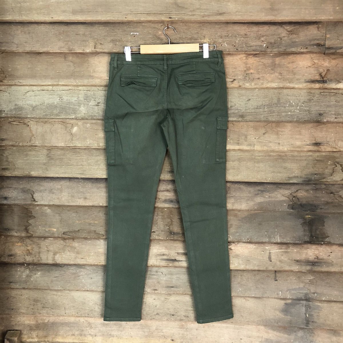 Japanese Brand DLL Uniqlo Green Cargo utility Multipocket Pants #1525 Size US 28 / EU 44 - 9 Thumbnail