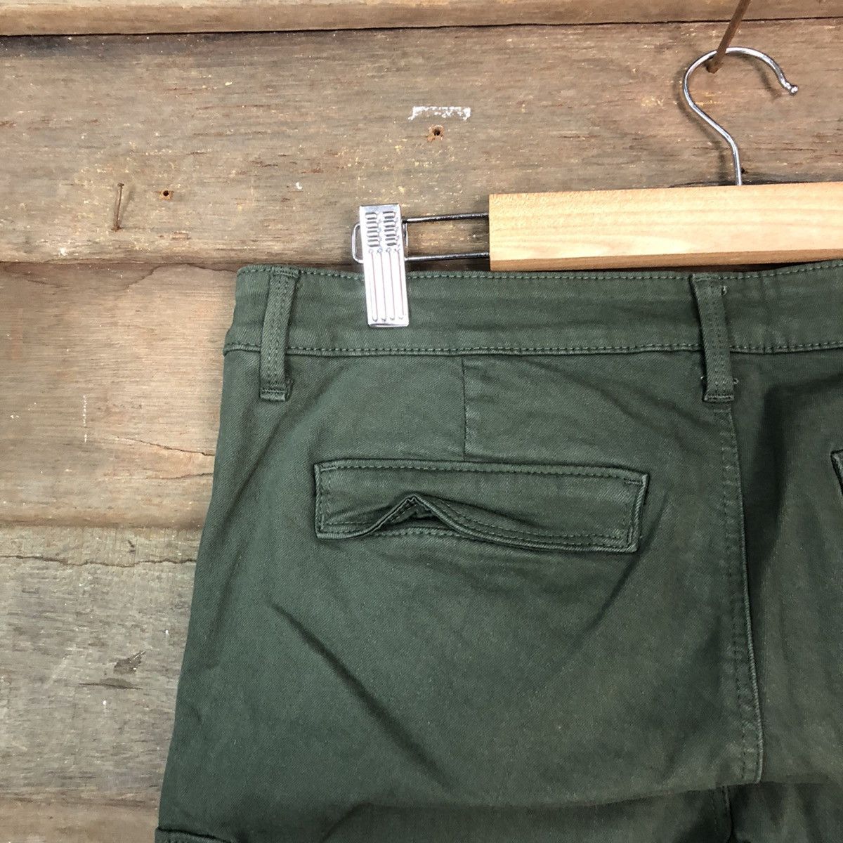 Japanese Brand DLL Uniqlo Green Cargo utility Multipocket Pants #1525 Size US 28 / EU 44 - 12 Thumbnail