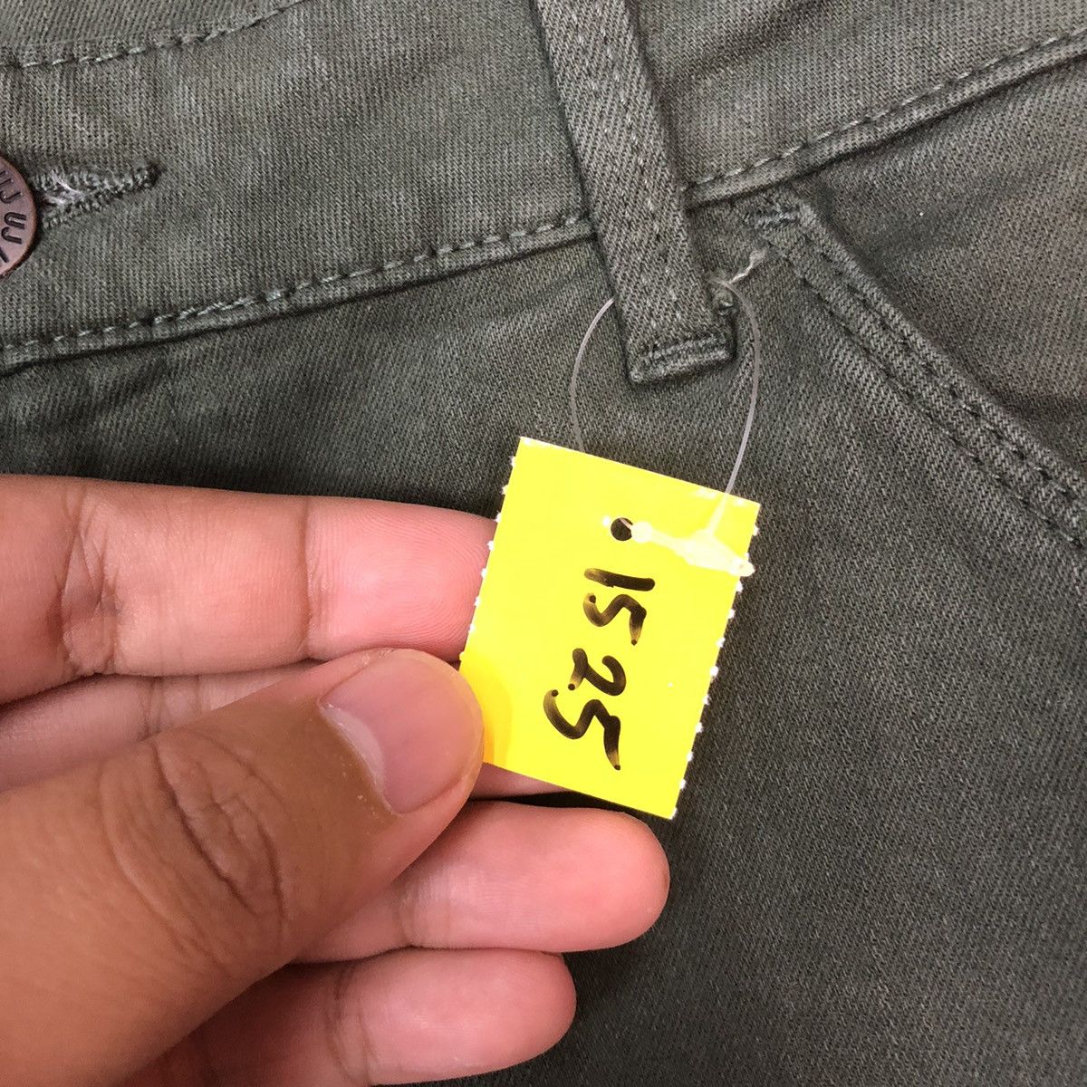 Japanese Brand DLL Uniqlo Green Cargo utility Multipocket Pants #1525 Size US 28 / EU 44 - 8 Thumbnail