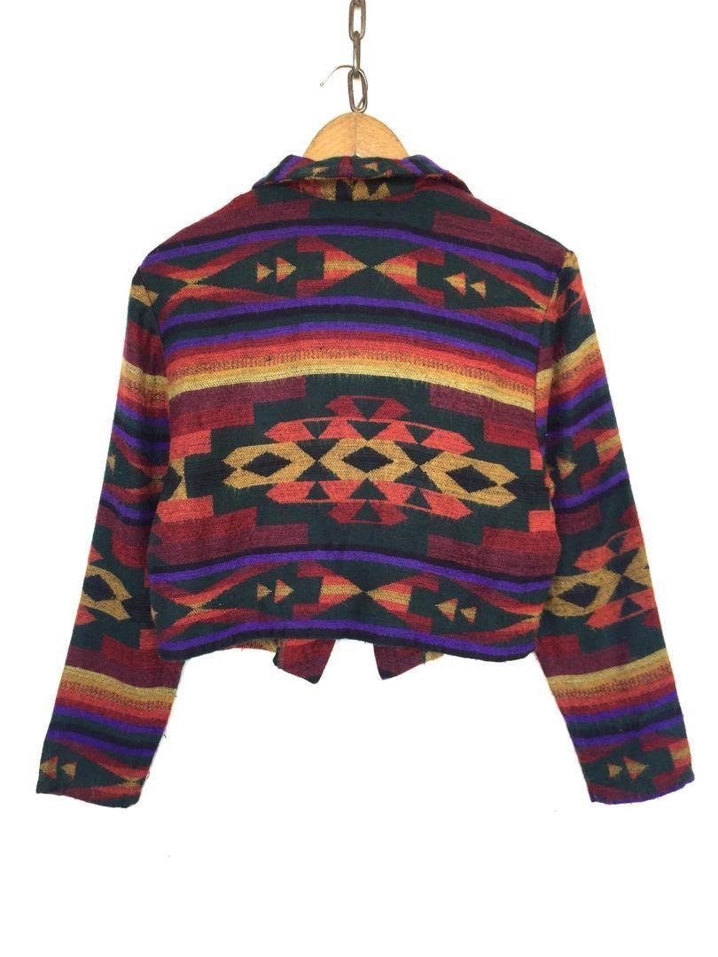 Vintage Vintage LaBelle Fashion Navajo Cropped Jacket Size S / US 4 / IT 40 - 2 Thumbnail