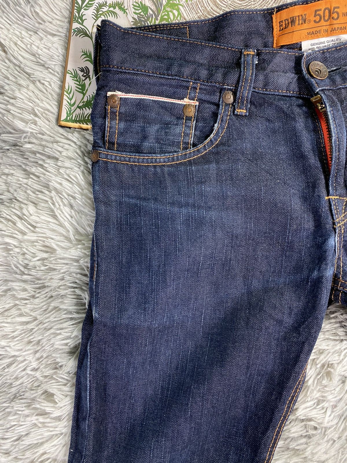 Edwin × Japanese Brand × Vintage Vintage Selvage Denim Edwin Japanese Brand Size 32 Size US 32 / EU 48 - 5 Thumbnail