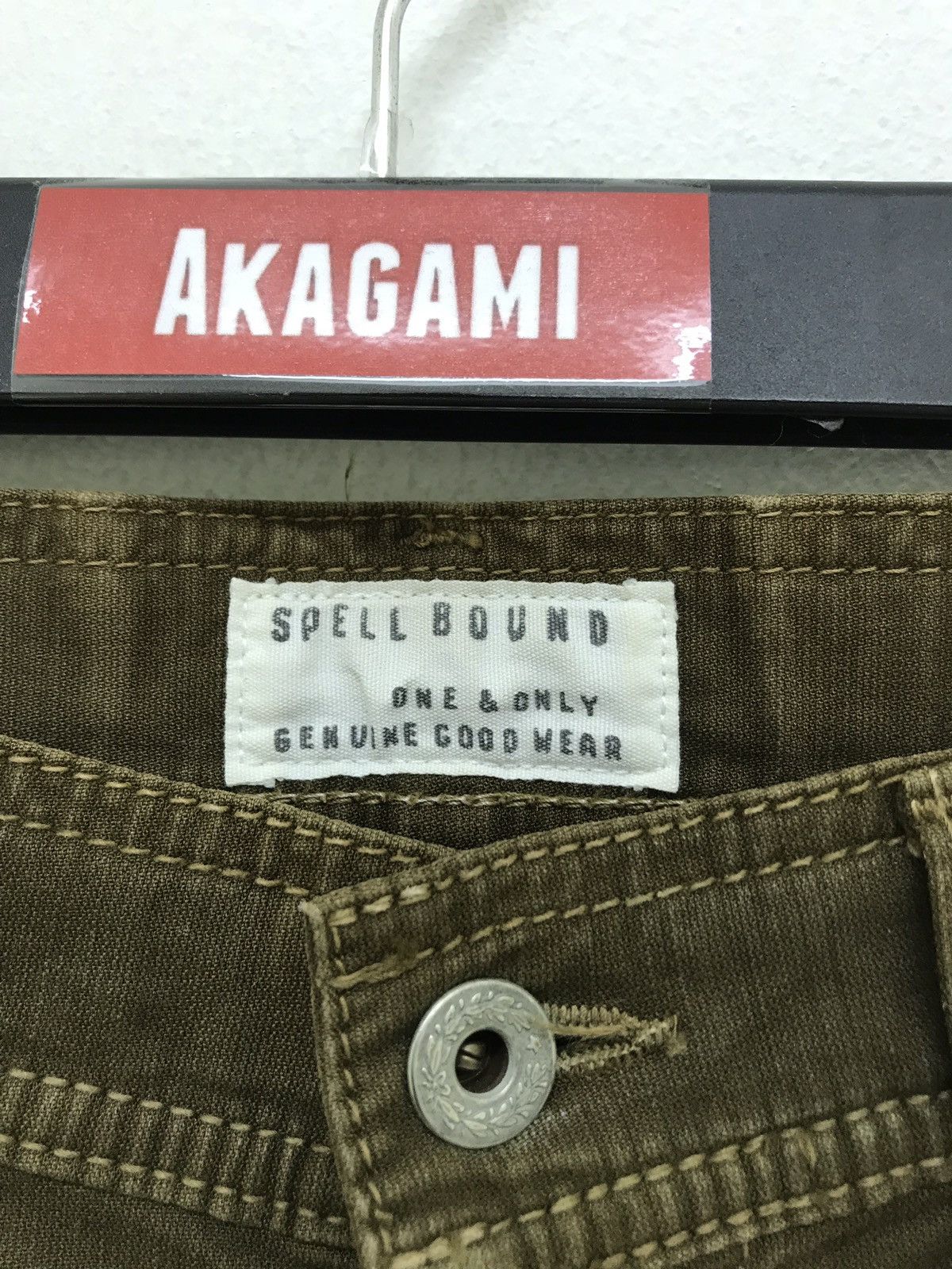Spellbound Made in Japan Spellbound Cargo Pant Olive Colour Slim 39🟦 Size US 32 / EU 48 - 8 Thumbnail