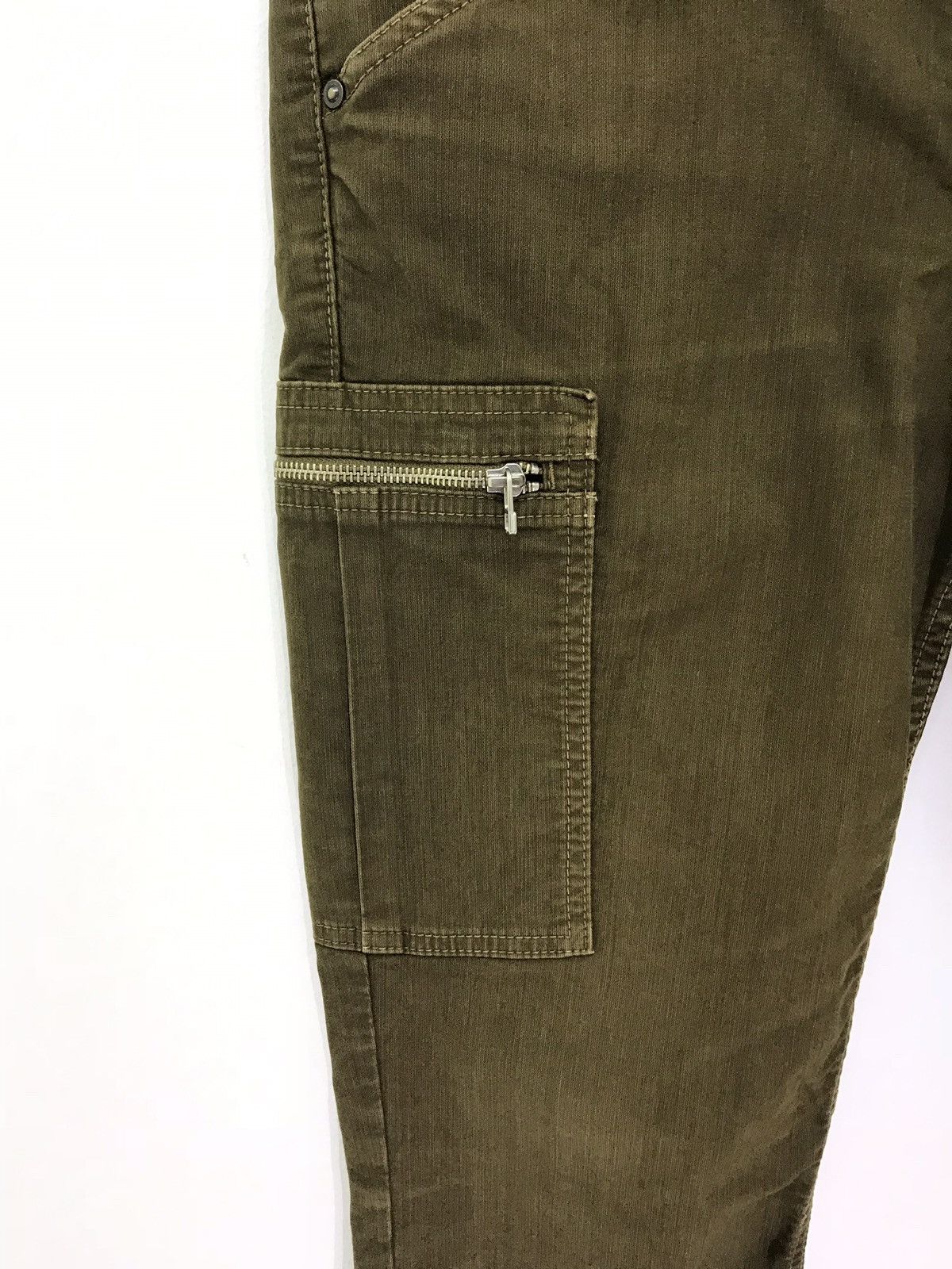 Spellbound Made in Japan Spellbound Cargo Pant Olive Colour Slim 39🟦 Size US 32 / EU 48 - 5 Thumbnail