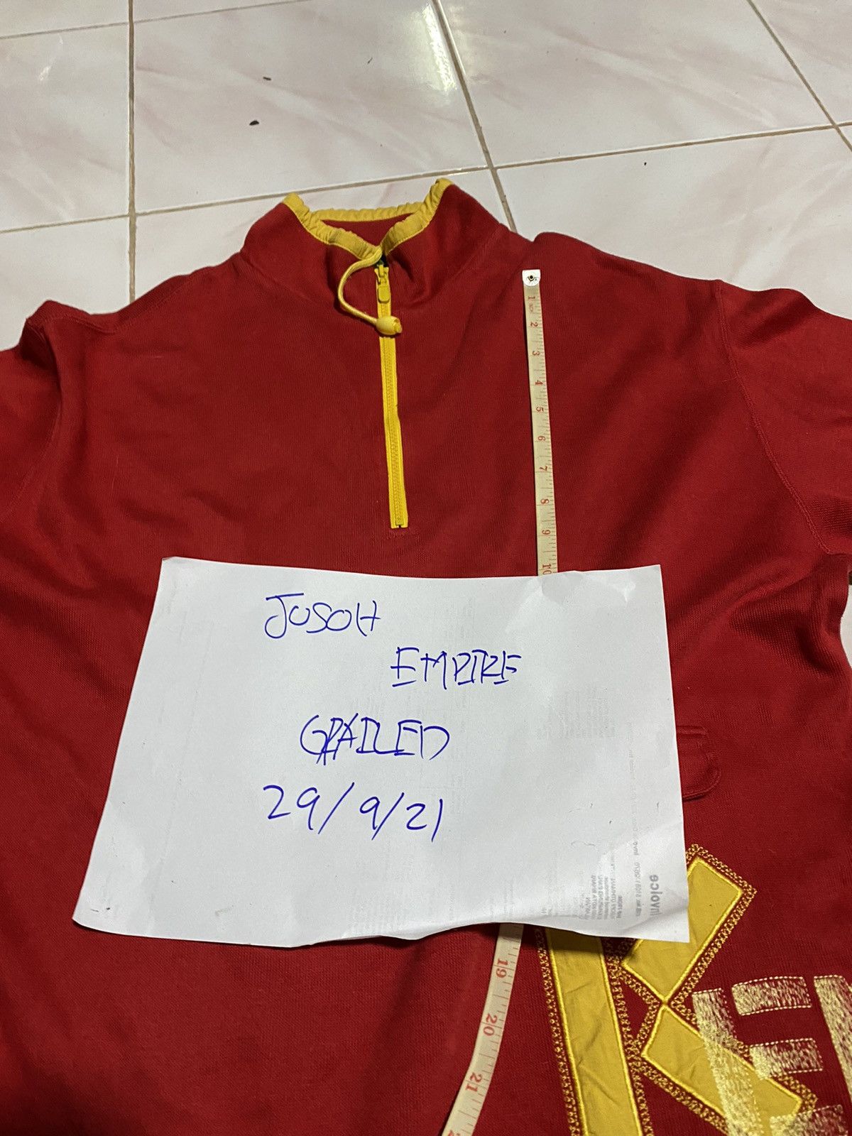 Designer × Kenzo × Vintage KENZO GOLF VINTAGE STYLE ANORAK/PULLOVER MADE IN JAPAN Size US L / EU 52-54 / 3 - 11 Thumbnail
