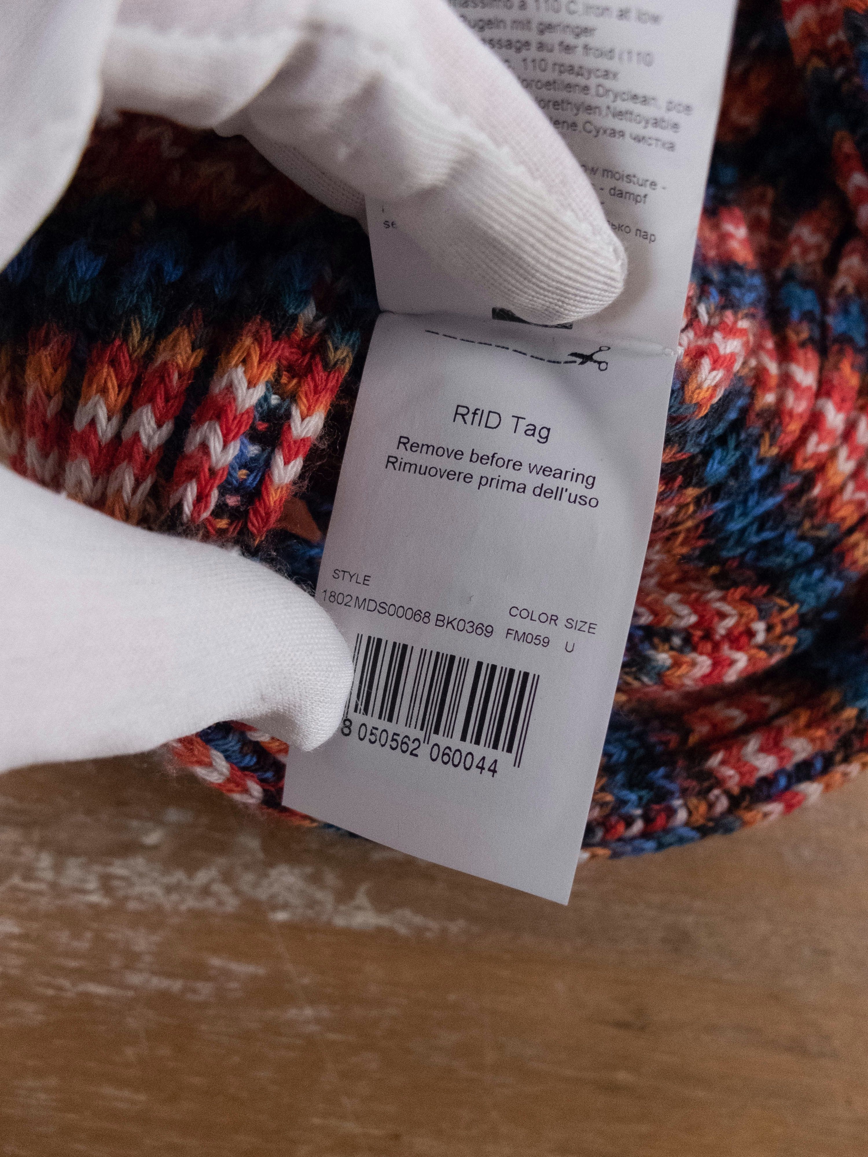 Missoni MISSONI turban style chunky wool beanie hat One Size q Size ONE SIZE - 7 Thumbnail