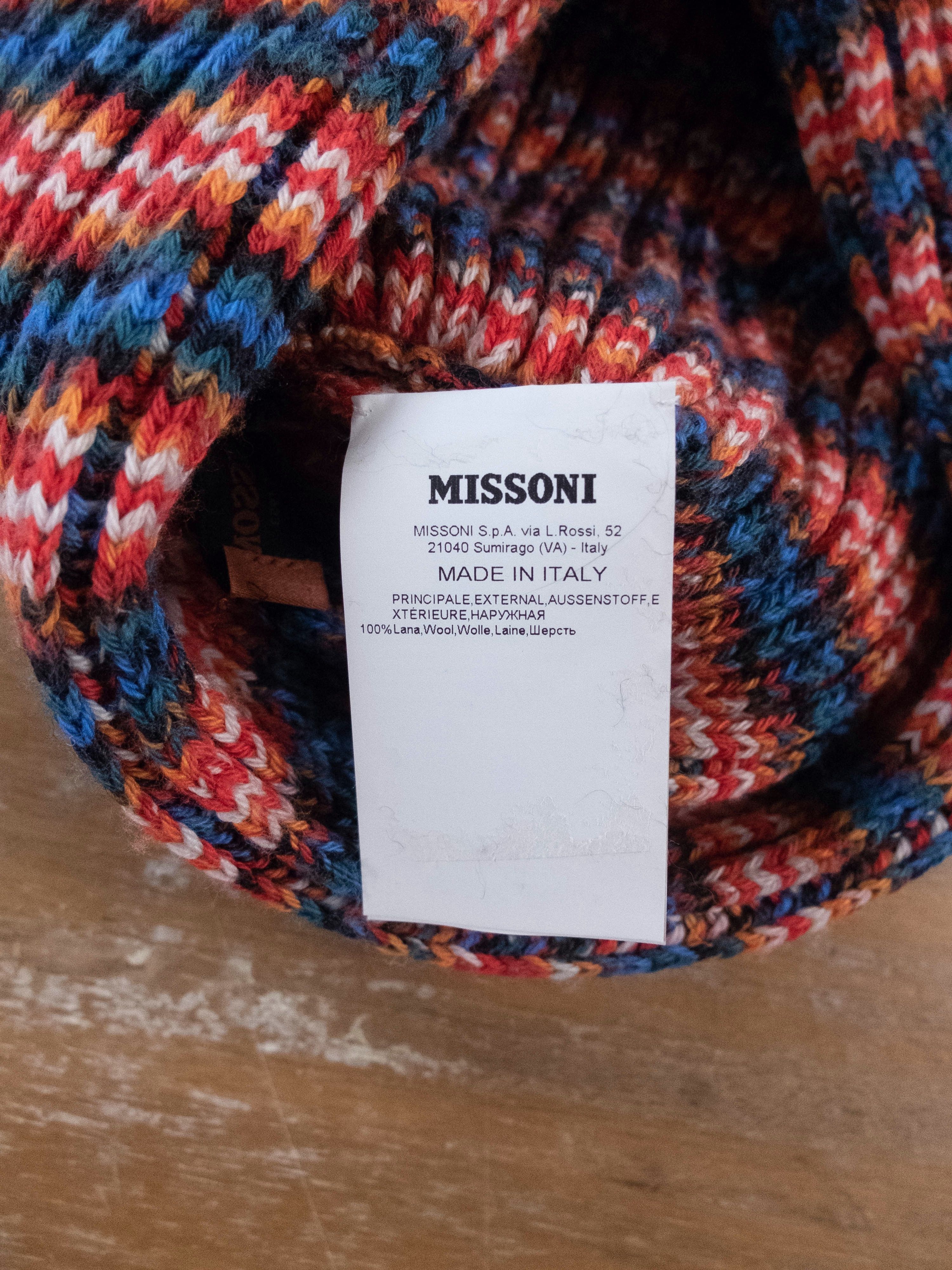 Missoni MISSONI turban style chunky wool beanie hat One Size q Size ONE SIZE - 5 Thumbnail