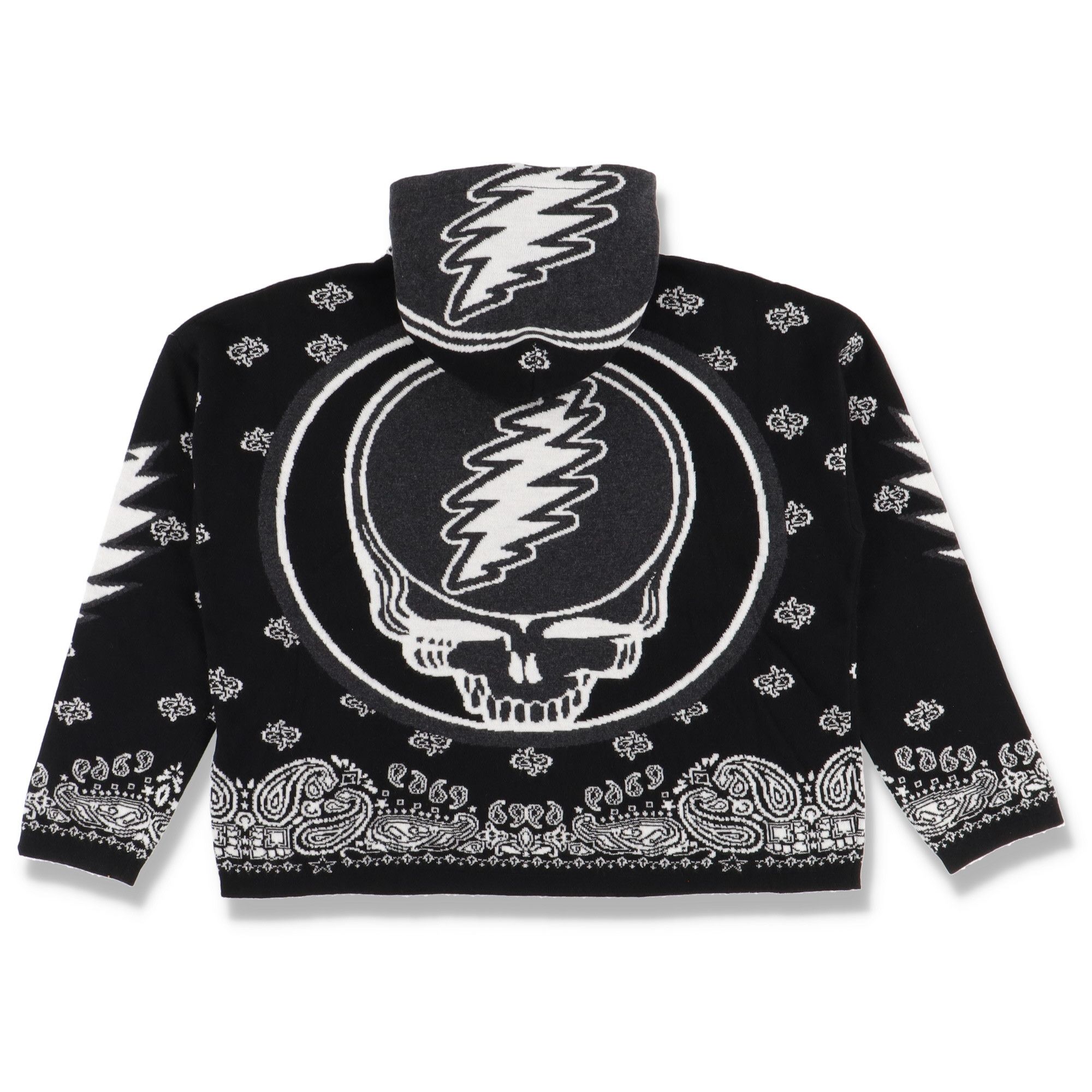 Amiri Black Grateful Dead Skull Cashmere Hoodie Size US M / EU 48-50 / 2 - 13 Thumbnail