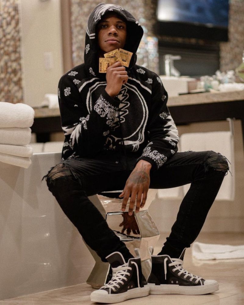 Amiri Black Grateful Dead Skull Cashmere Hoodie Size US M / EU 48-50 / 2 - 4 Thumbnail