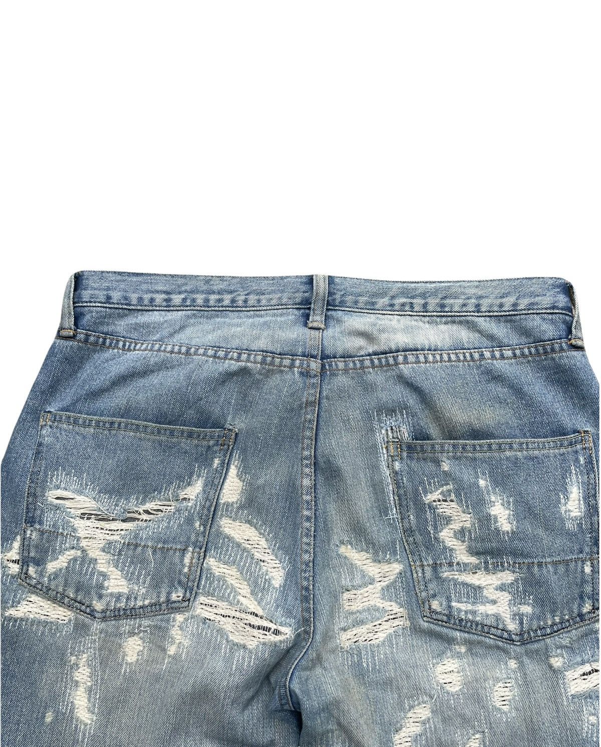 MasterPiece × Vintage Vintage Masterpiece Custom Zigzag Denim Size US 36 / EU 52 - 15 Thumbnail