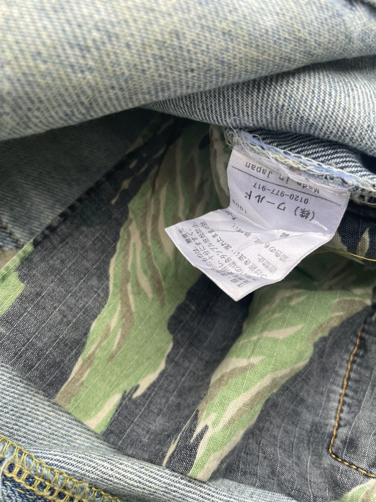 MasterPiece × Vintage Vintage Masterpiece Custom Zigzag Denim Size US 36 / EU 52 - 16 Thumbnail