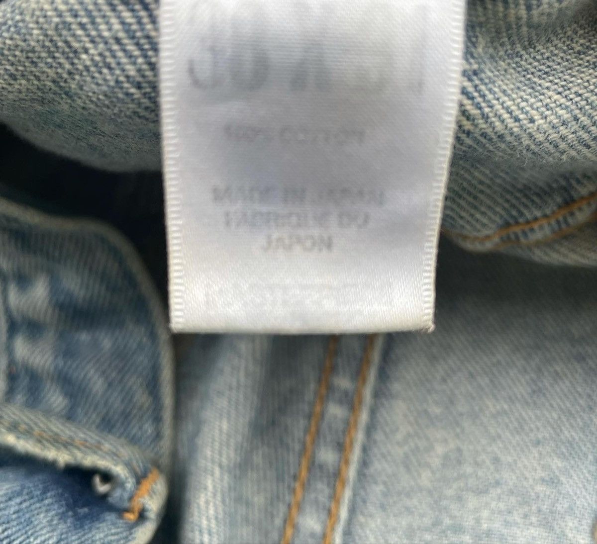 MasterPiece × Vintage Vintage Masterpiece Custom Zigzag Denim Size US 36 / EU 52 - 9 Thumbnail