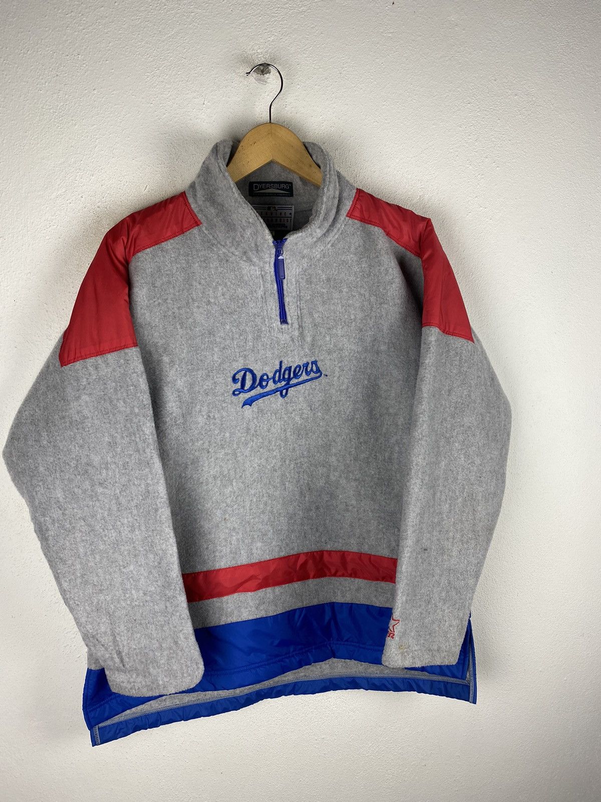 MLB × Starter × Vintage DODGERS GENUINE MERCHANDISE BY STARTER FLEECE ANORAK Size US M / EU 48-50 / 2 - 3 Thumbnail