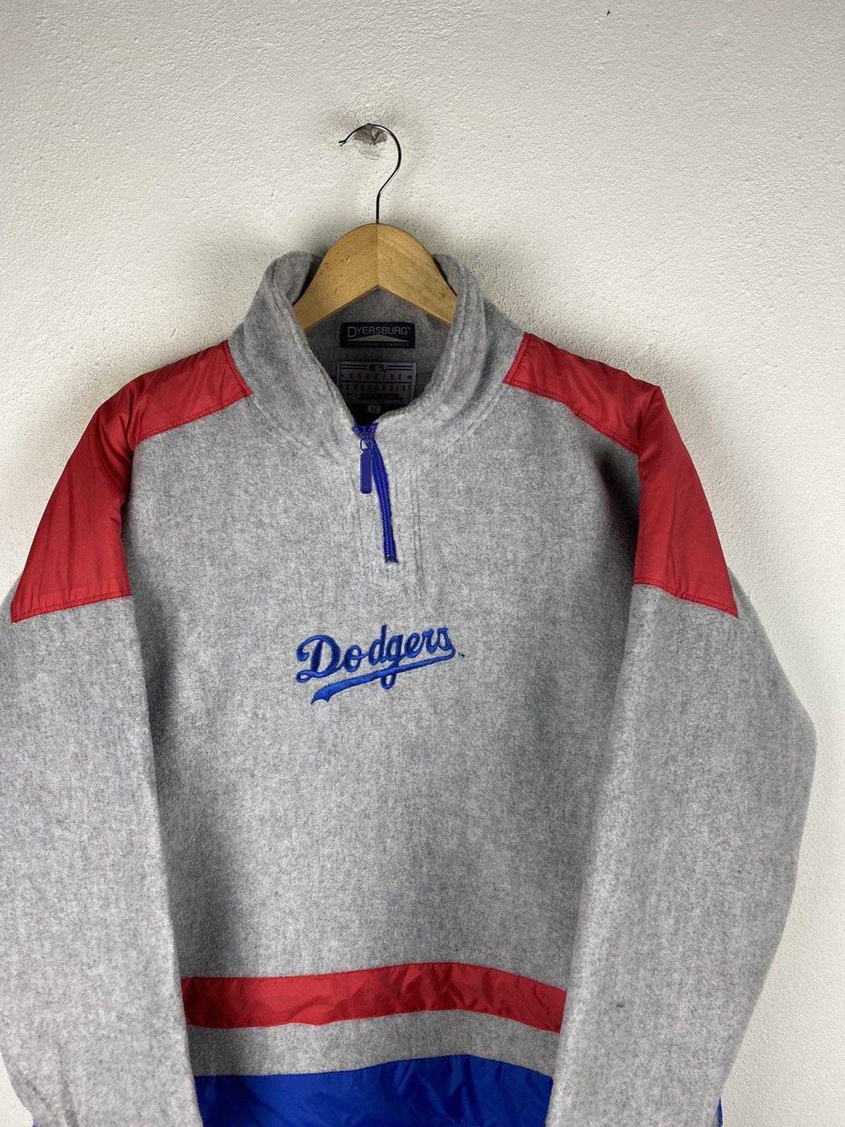 MLB × Starter × Vintage DODGERS GENUINE MERCHANDISE BY STARTER FLEECE ANORAK Size US M / EU 48-50 / 2 - 5 Thumbnail