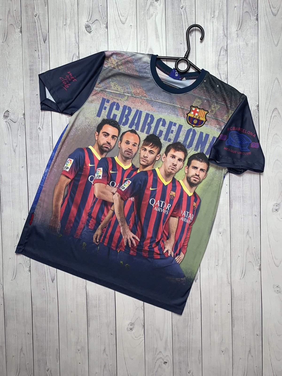 Vintage Vintage soccer jersey Barcelona tiki taka size M Size US M / EU 48-50 / 2 - 1 Thumbnail