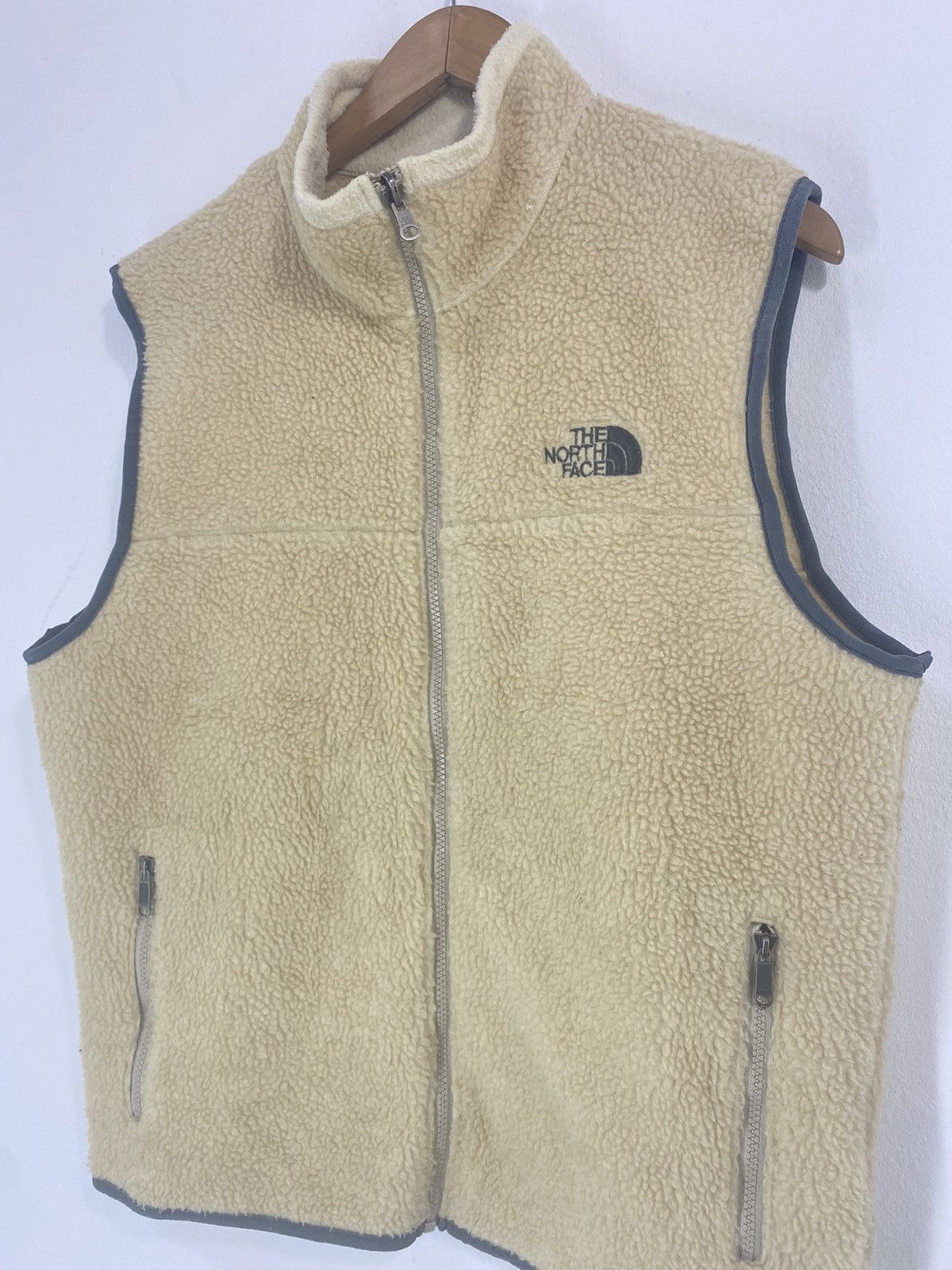 The North Face × Vintage Vintage The North Face Sherpa Vest Embroidered Logo Size US XL / EU 56 / 4 - 3 Thumbnail
