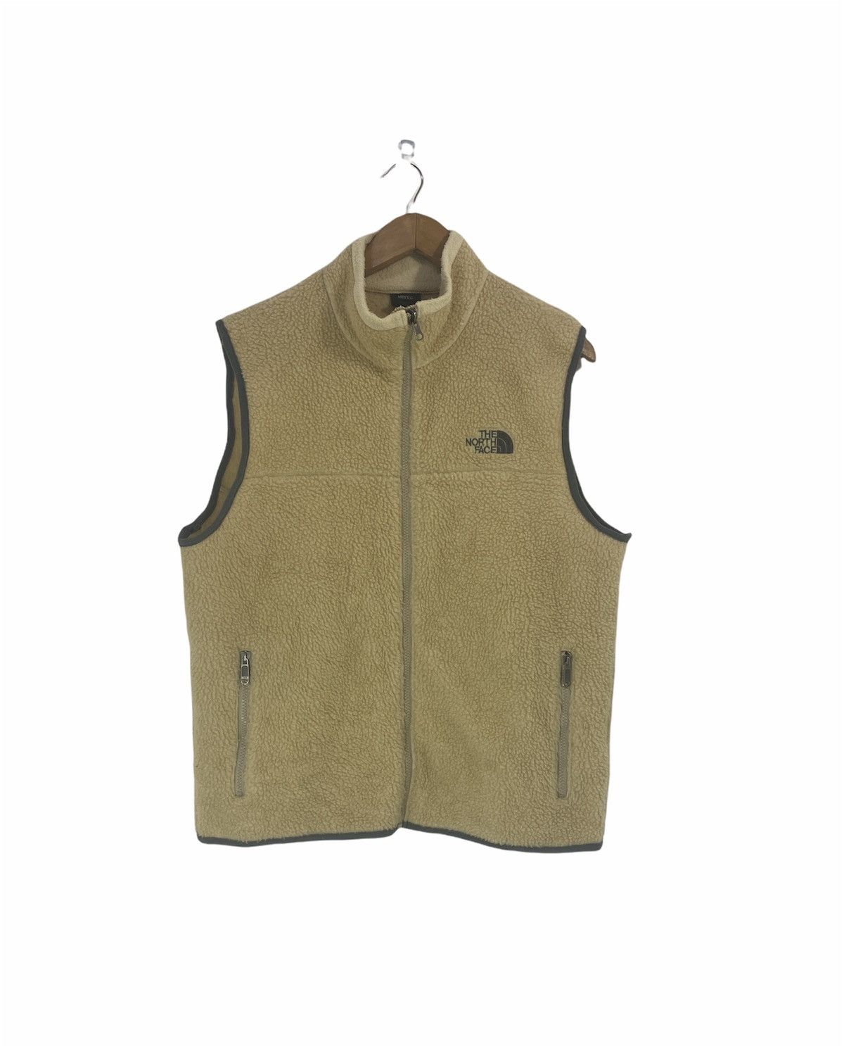 The North Face × Vintage Vintage The North Face Sherpa Vest Embroidered Logo Size US XL / EU 56 / 4 - 1 Thumbnail