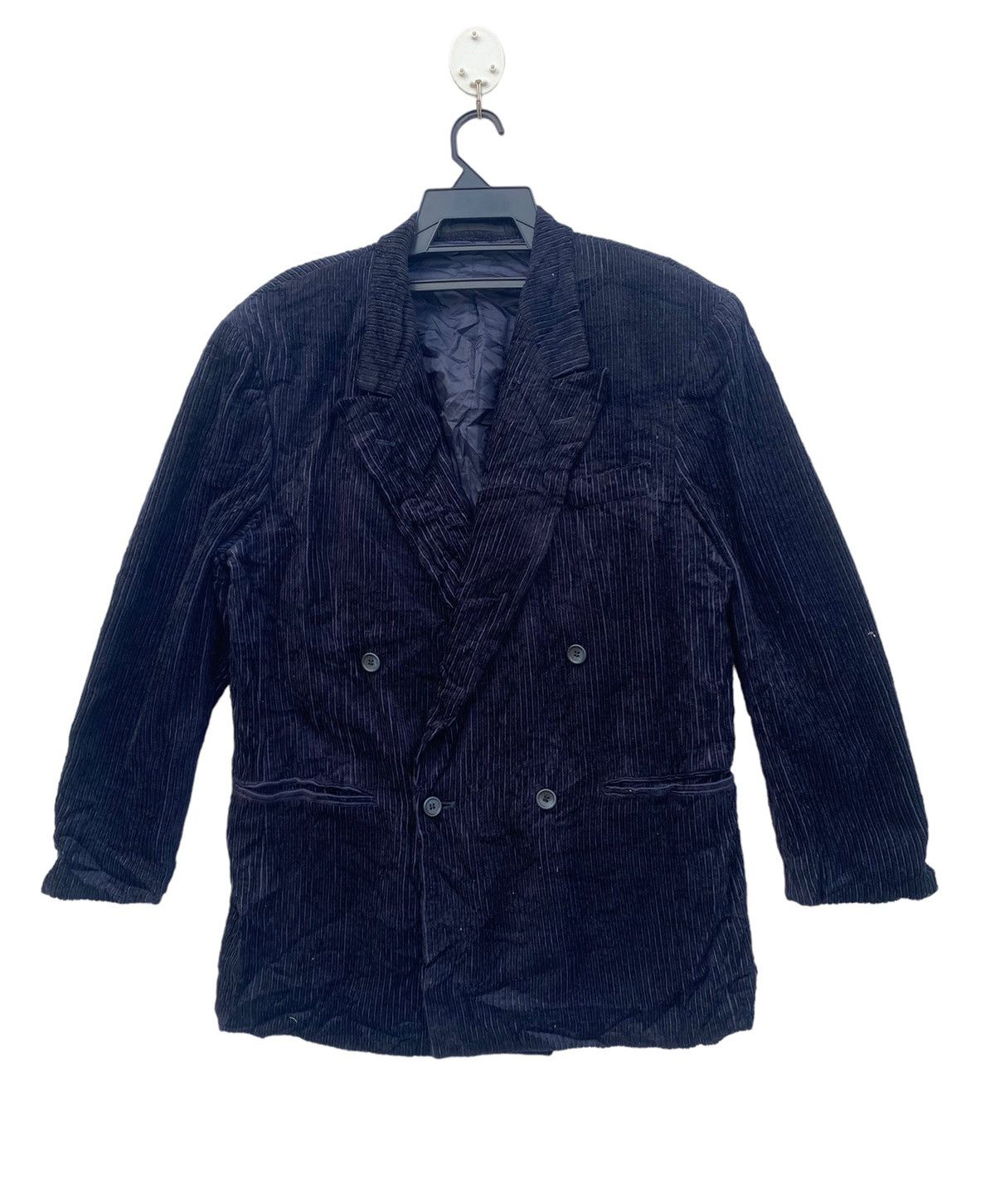 Vtg 90s LANVIN paris corduroy blazer jacket