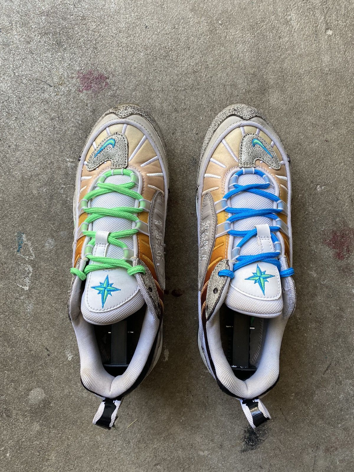 Nike Nike Air Max 98 On Air NYC La Mezcla READ DESCRIPTION Size US 7.5 / EU 40-41 - 4 Thumbnail