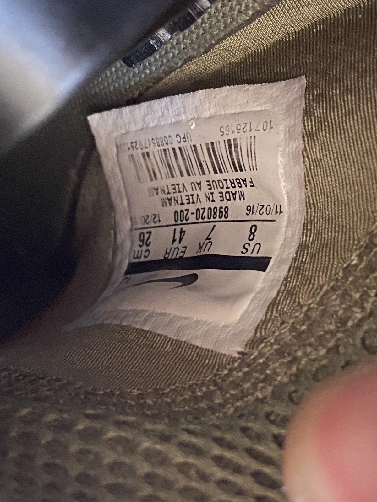 Nike × Nike ACG × Vintage Nike Air Presto “Trooper” Sage green Bamboo Size US 8 / EU 41 - 7 Thumbnail