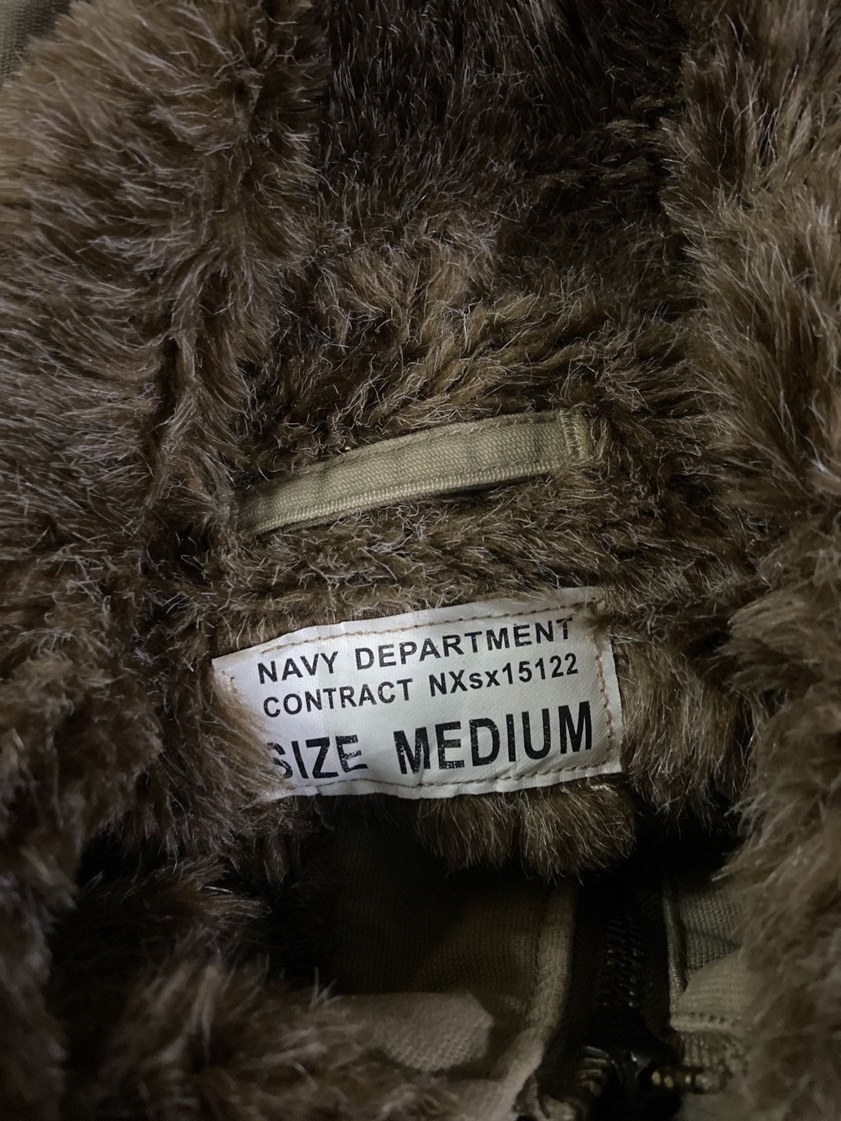 Vintage U.S. Navy N-1 Deck Jacket Olive Green Military Coat