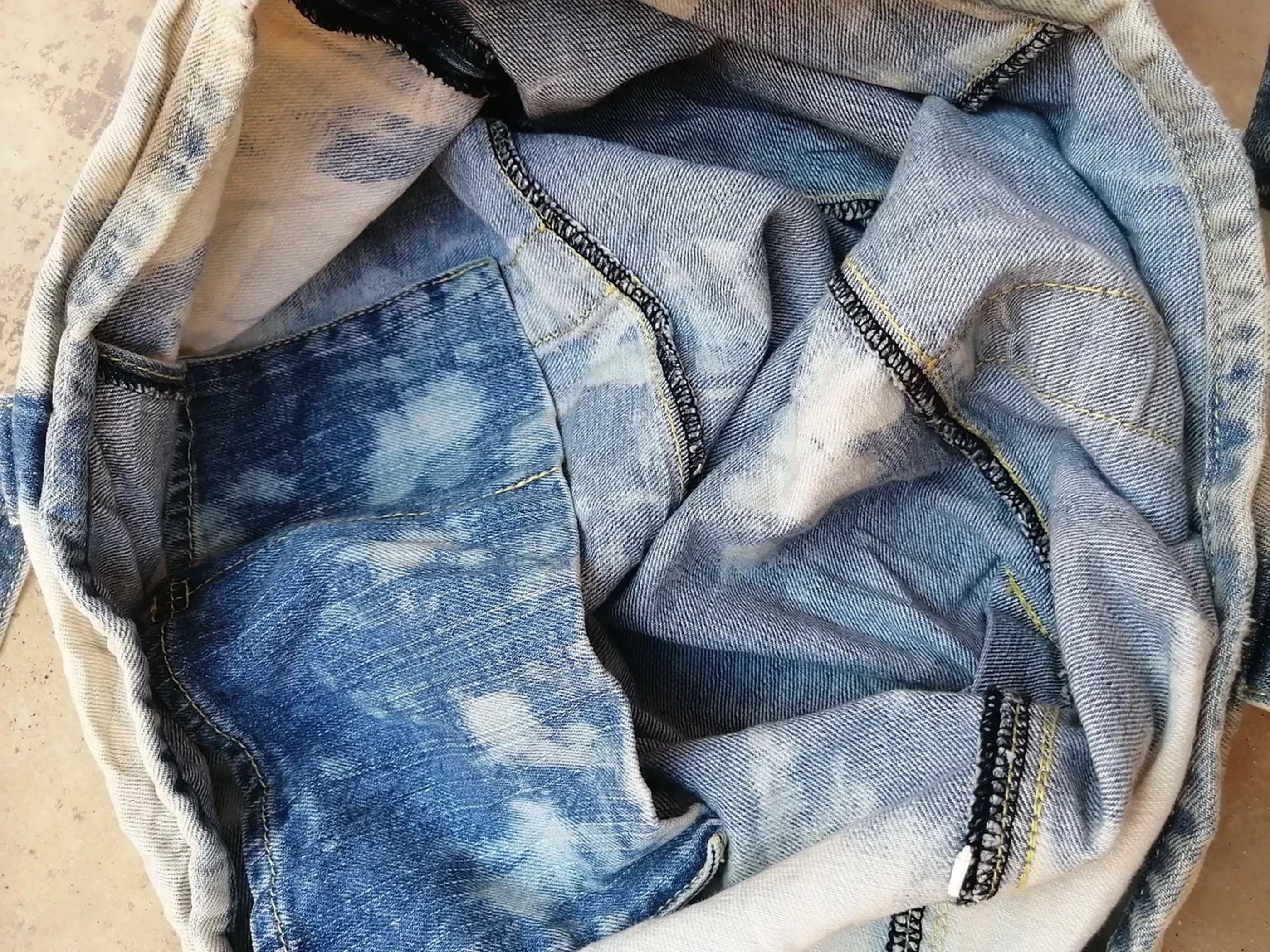 Japanese Brand × ROOTOTE ❤FINAL DROP❤ROOTOTE. jp Acid Wash Denim Tote Bag Size ONE SIZE - 11 Thumbnail