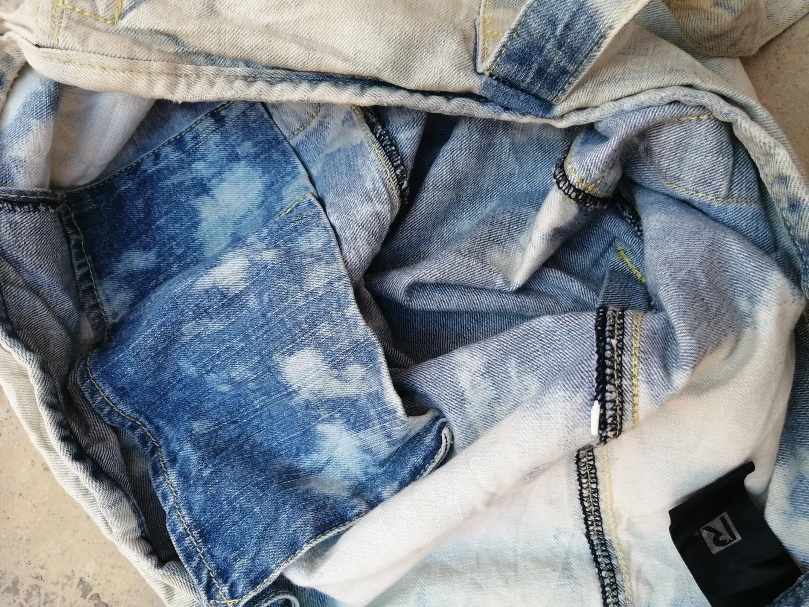 Japanese Brand × ROOTOTE ❤FINAL DROP❤ROOTOTE. jp Acid Wash Denim Tote Bag Size ONE SIZE - 13 Thumbnail