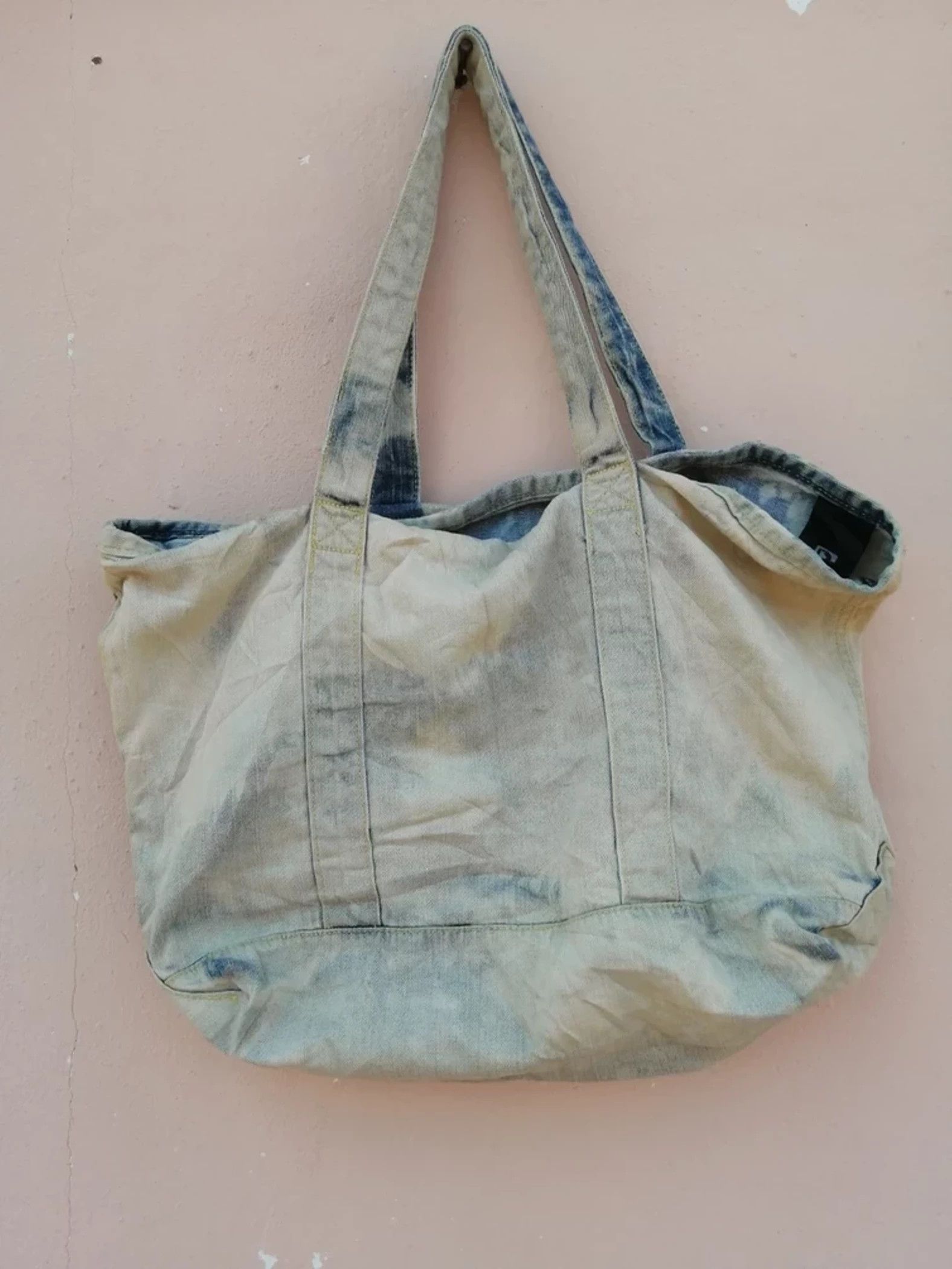 Japanese Brand × ROOTOTE ❤FINAL DROP❤ROOTOTE. jp Acid Wash Denim Tote Bag Size ONE SIZE - 8 Thumbnail