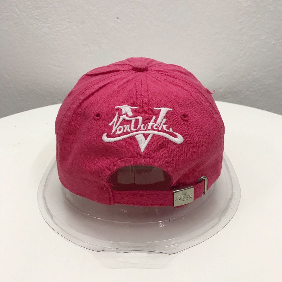 Von Dutch Von Dutch Distressed Design Strapback Cap/Embroidery Size ONE SIZE - 5 Thumbnail