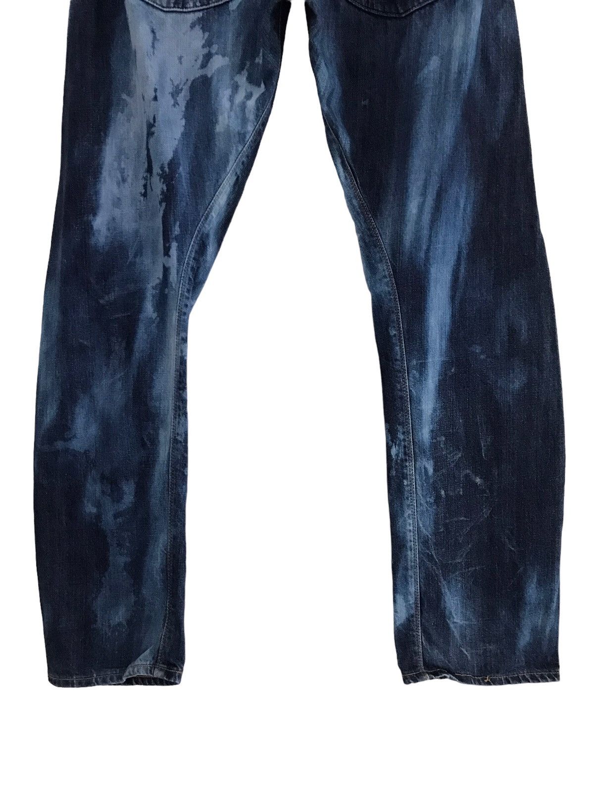 If Six Was Nine Vintage LEE Bleach Acid Wash Denim Jeans Size US 32 / EU 48 - 13 Thumbnail