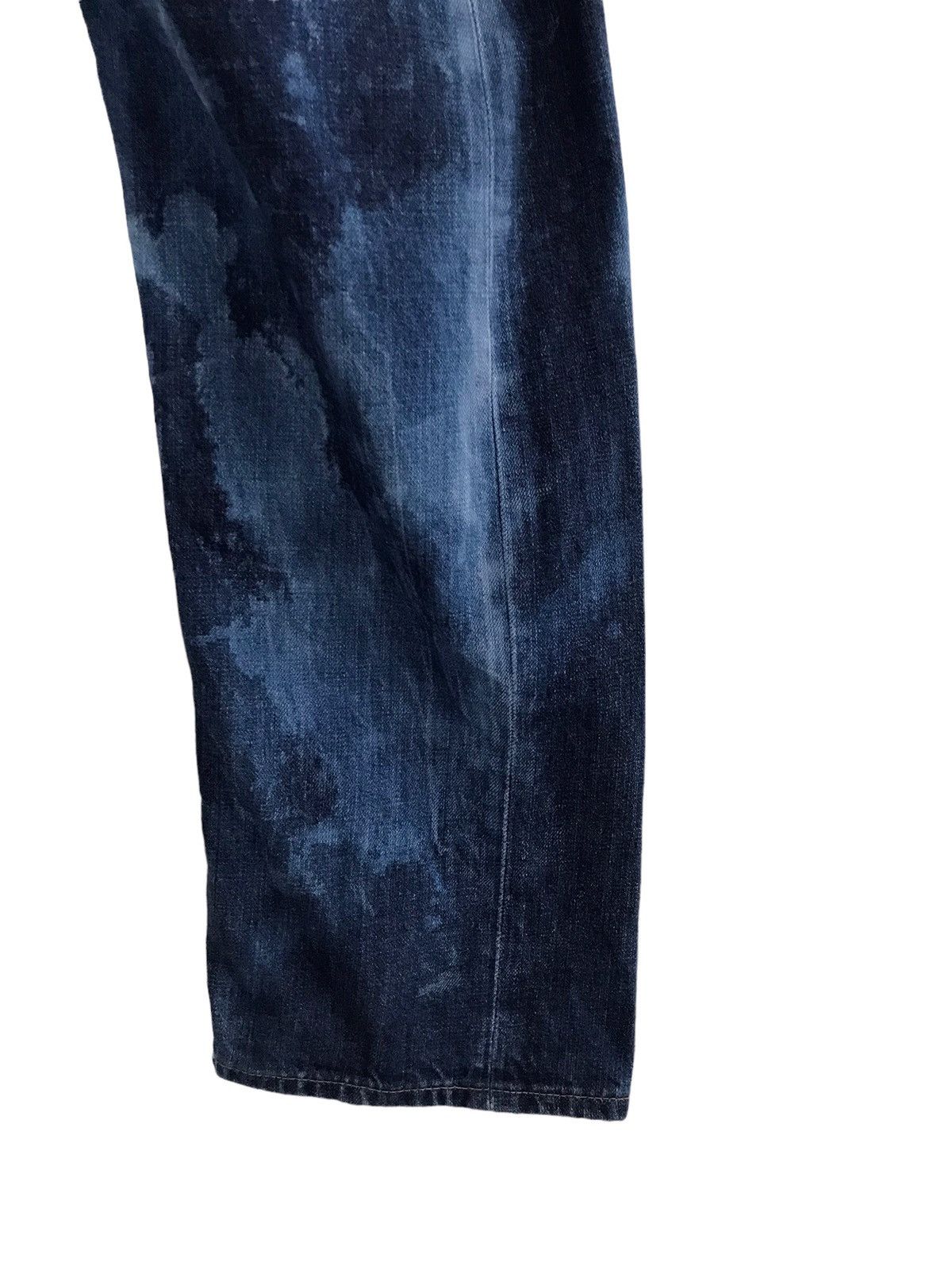 If Six Was Nine Vintage LEE Bleach Acid Wash Denim Jeans Size US 32 / EU 48 - 5 Thumbnail