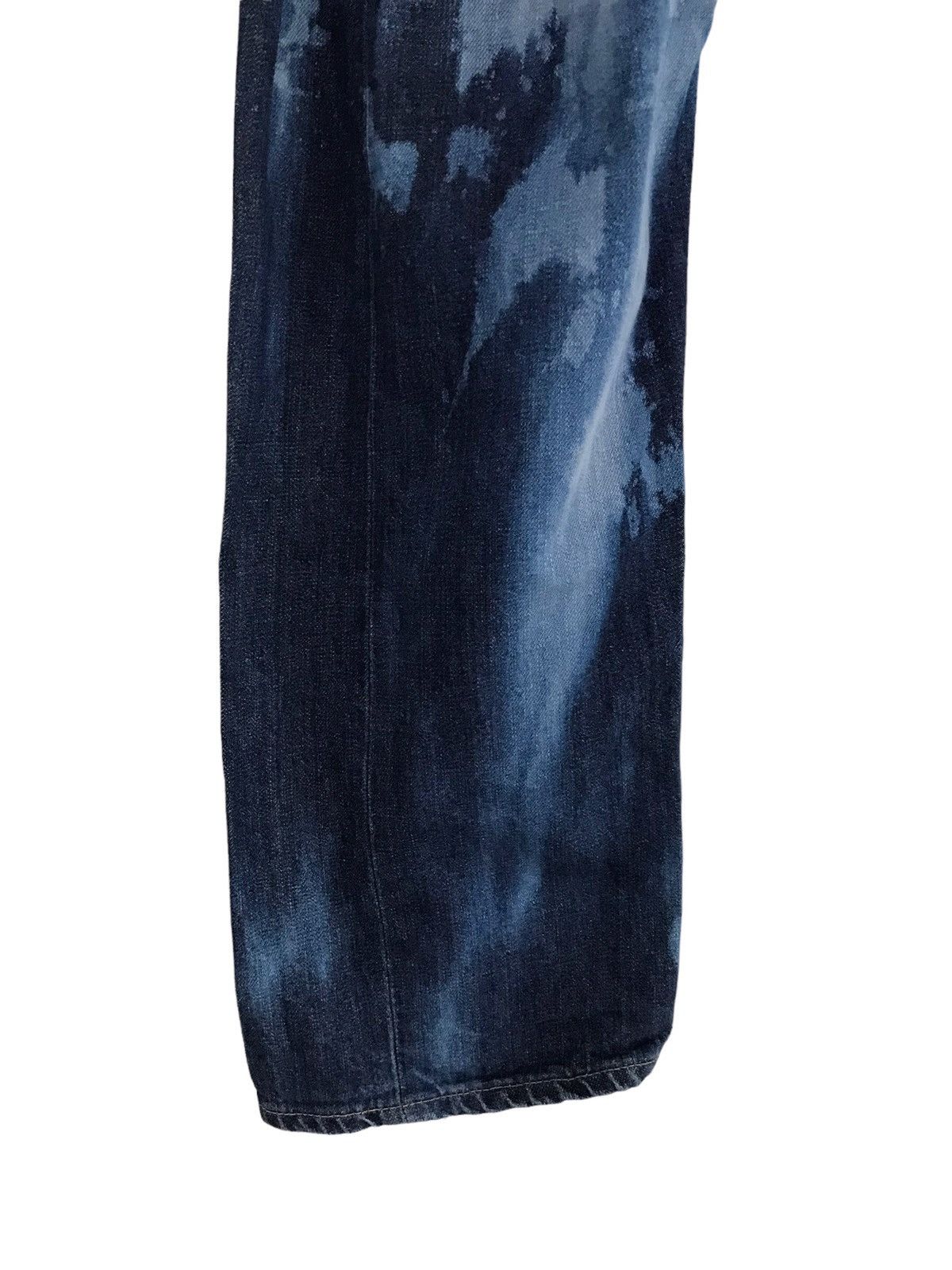 If Six Was Nine Vintage LEE Bleach Acid Wash Denim Jeans Size US 32 / EU 48 - 6 Thumbnail