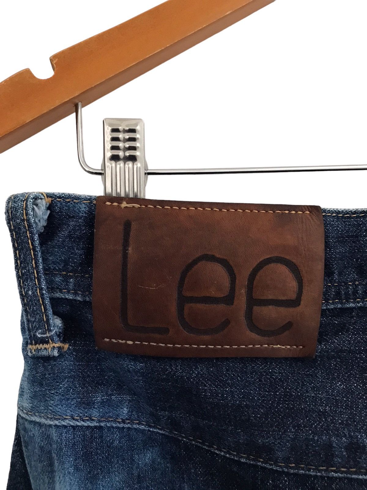 If Six Was Nine Vintage LEE Bleach Acid Wash Denim Jeans Size US 32 / EU 48 - 11 Thumbnail