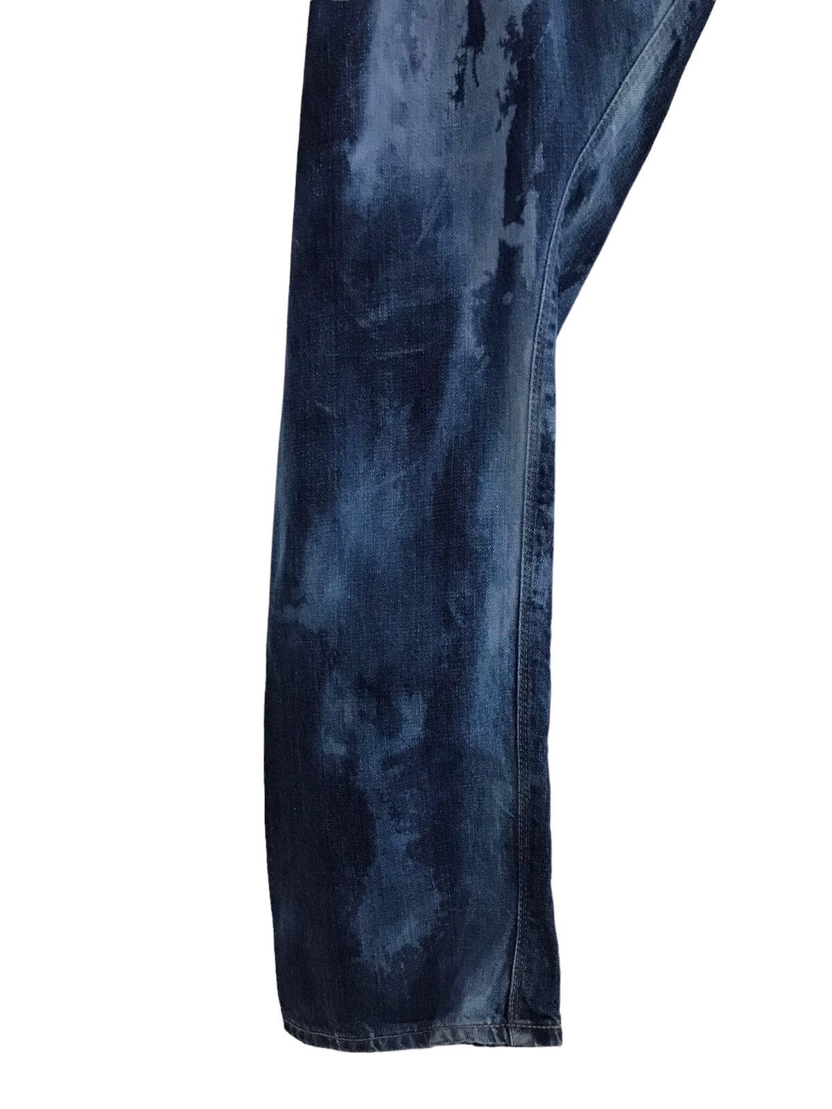 If Six Was Nine Vintage LEE Bleach Acid Wash Denim Jeans Size US 32 / EU 48 - 9 Thumbnail