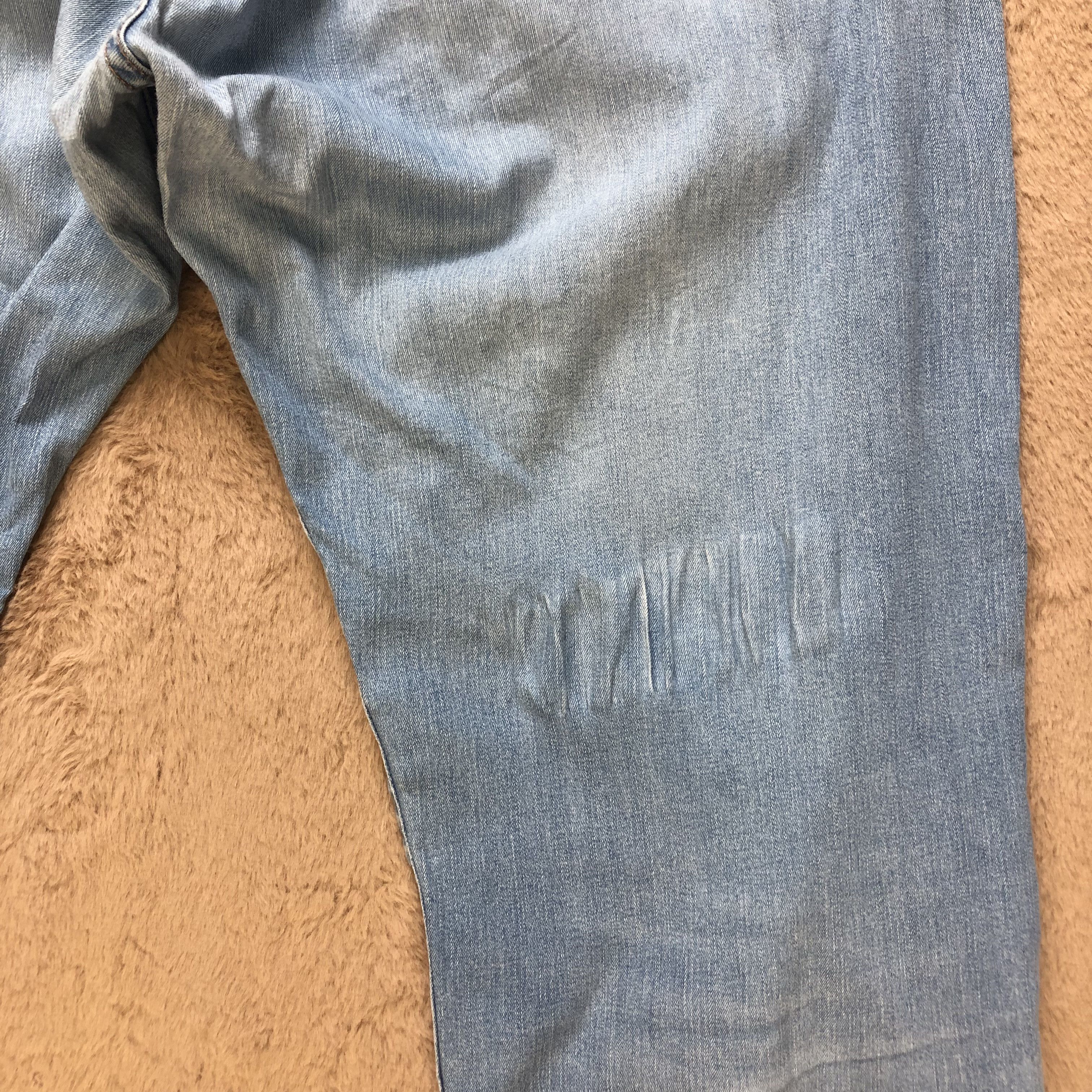 Levi's TRASHED LEVIS BIG E LIGHT WASH DENIM PANTS #6796-88 Size US 36 / EU 52 - 22 Thumbnail
