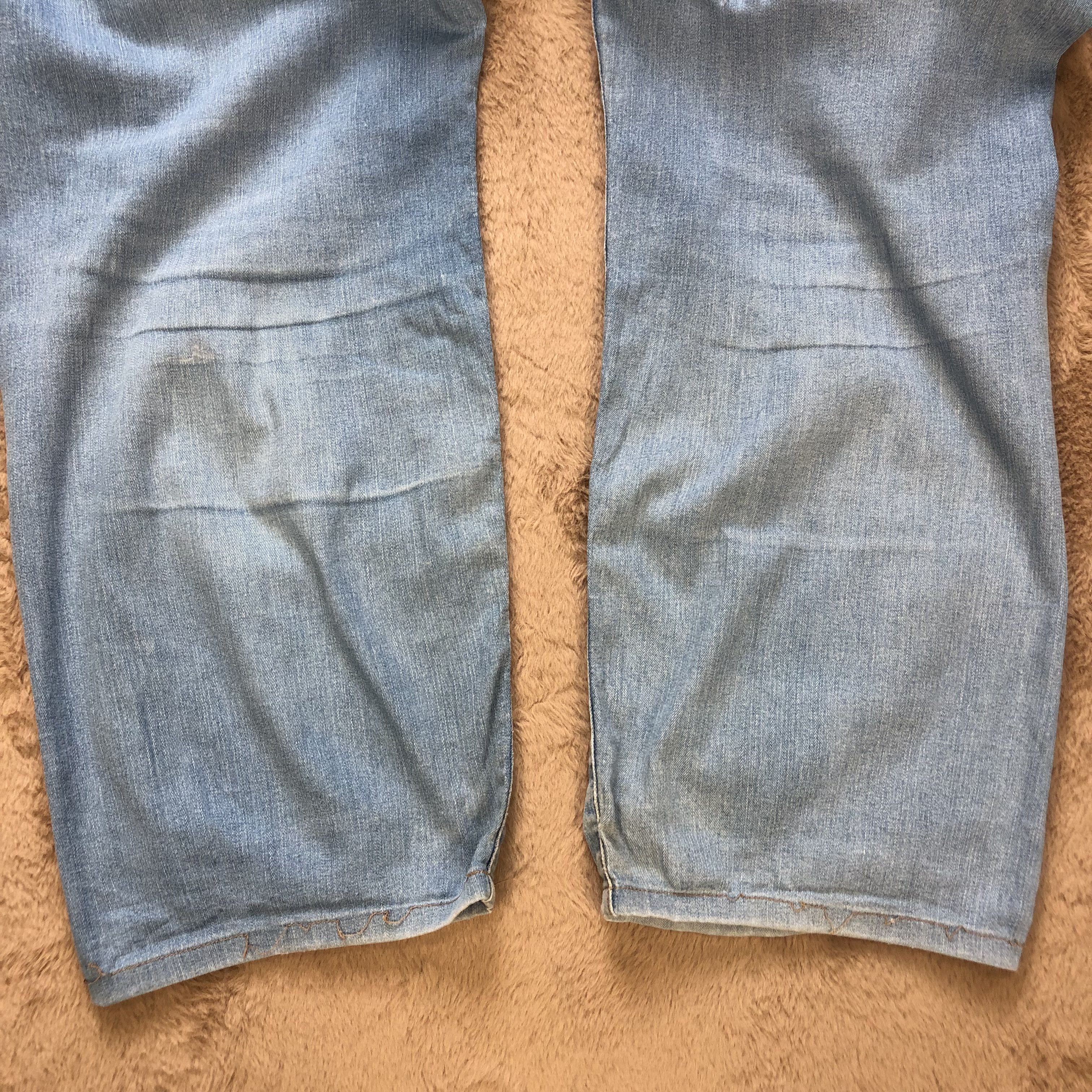 Levi's TRASHED LEVIS BIG E LIGHT WASH DENIM PANTS #6796-88 Size US 36 / EU 52 - 23 Thumbnail