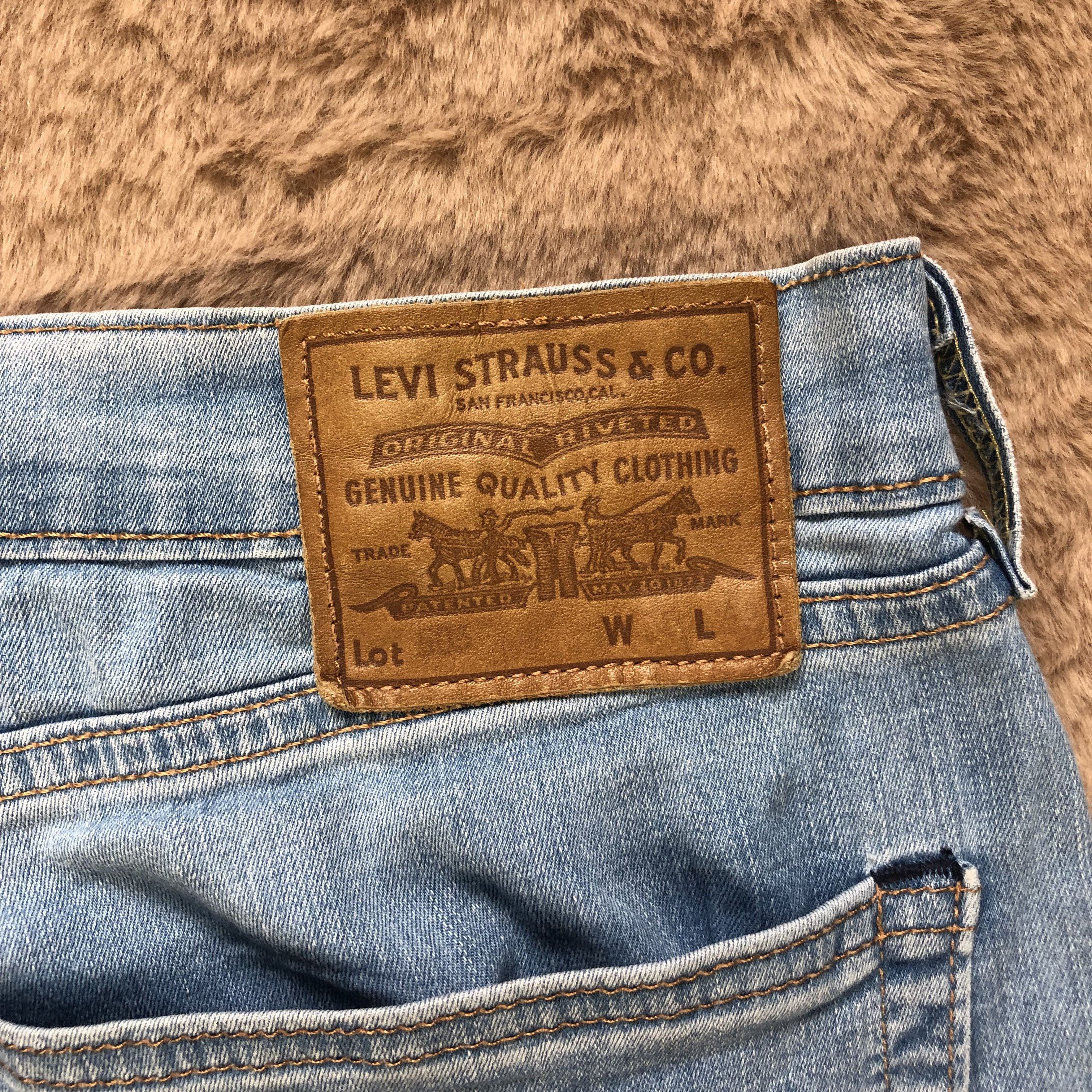 Levi's TRASHED LEVIS BIG E LIGHT WASH DENIM PANTS #6796-88 Size US 36 / EU 52 - 20 Thumbnail