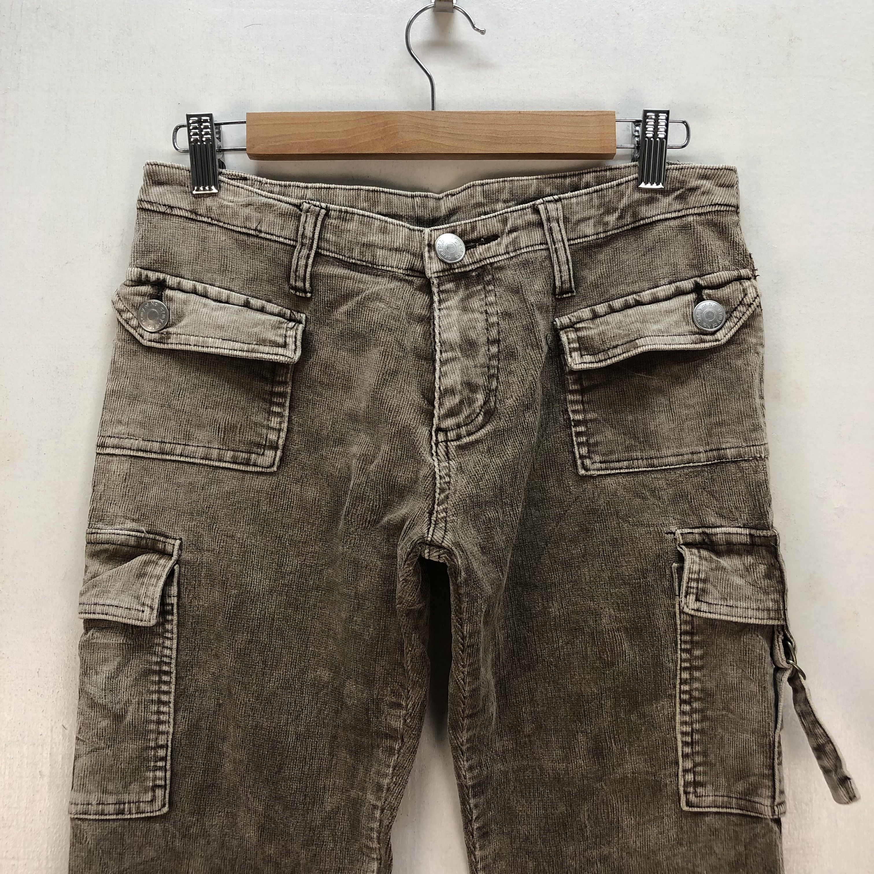 Japanese Brand FLARE ARMY OF NO MULTIPOCKET CARGO PANTS #6804-88 Size 30" / US 8 / IT 44 - 2 Thumbnail