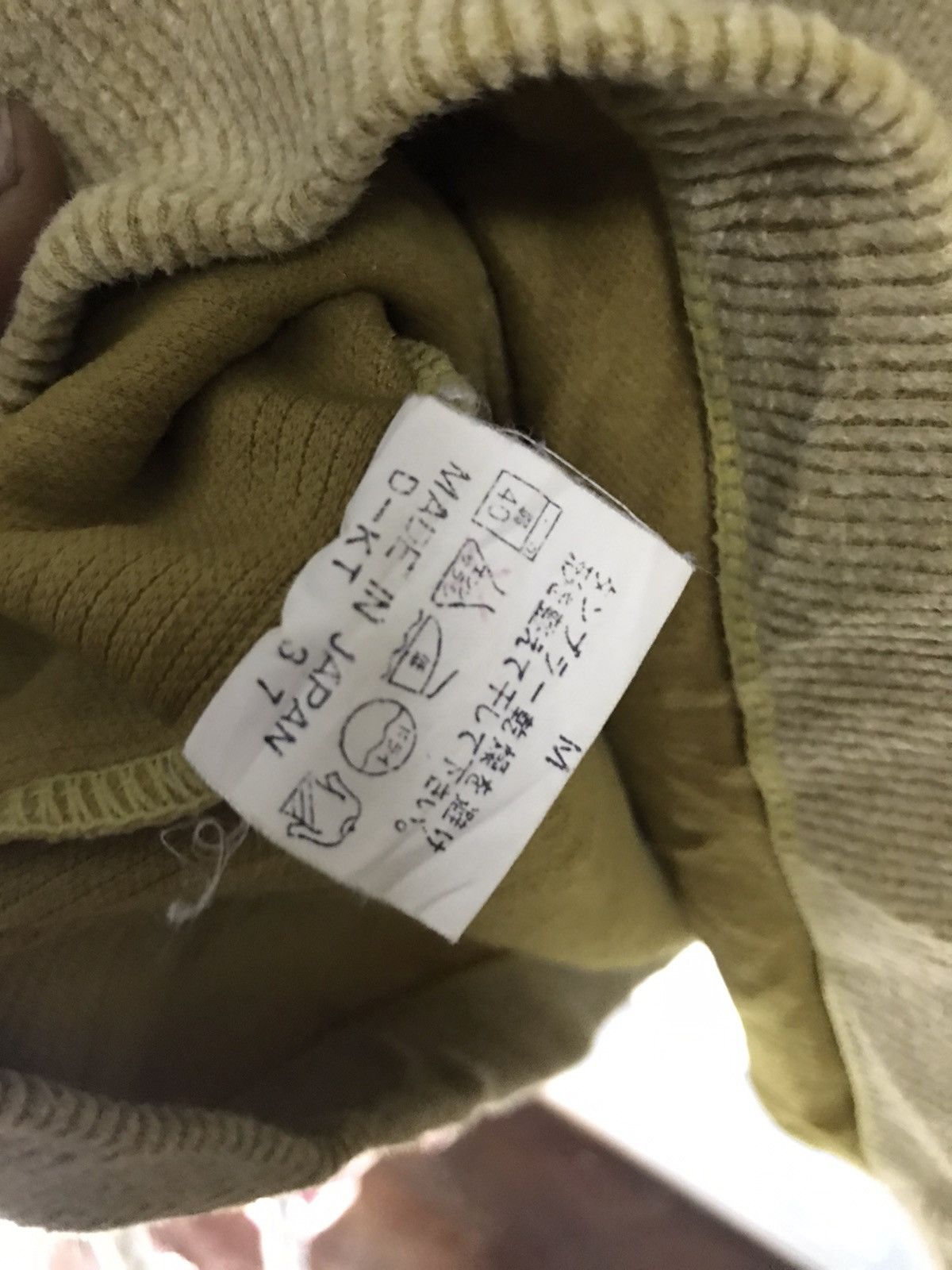 Japanese Brand Comme de famme spellout half zipper by air selection Size US M / EU 48-50 / 2 - 3 Thumbnail