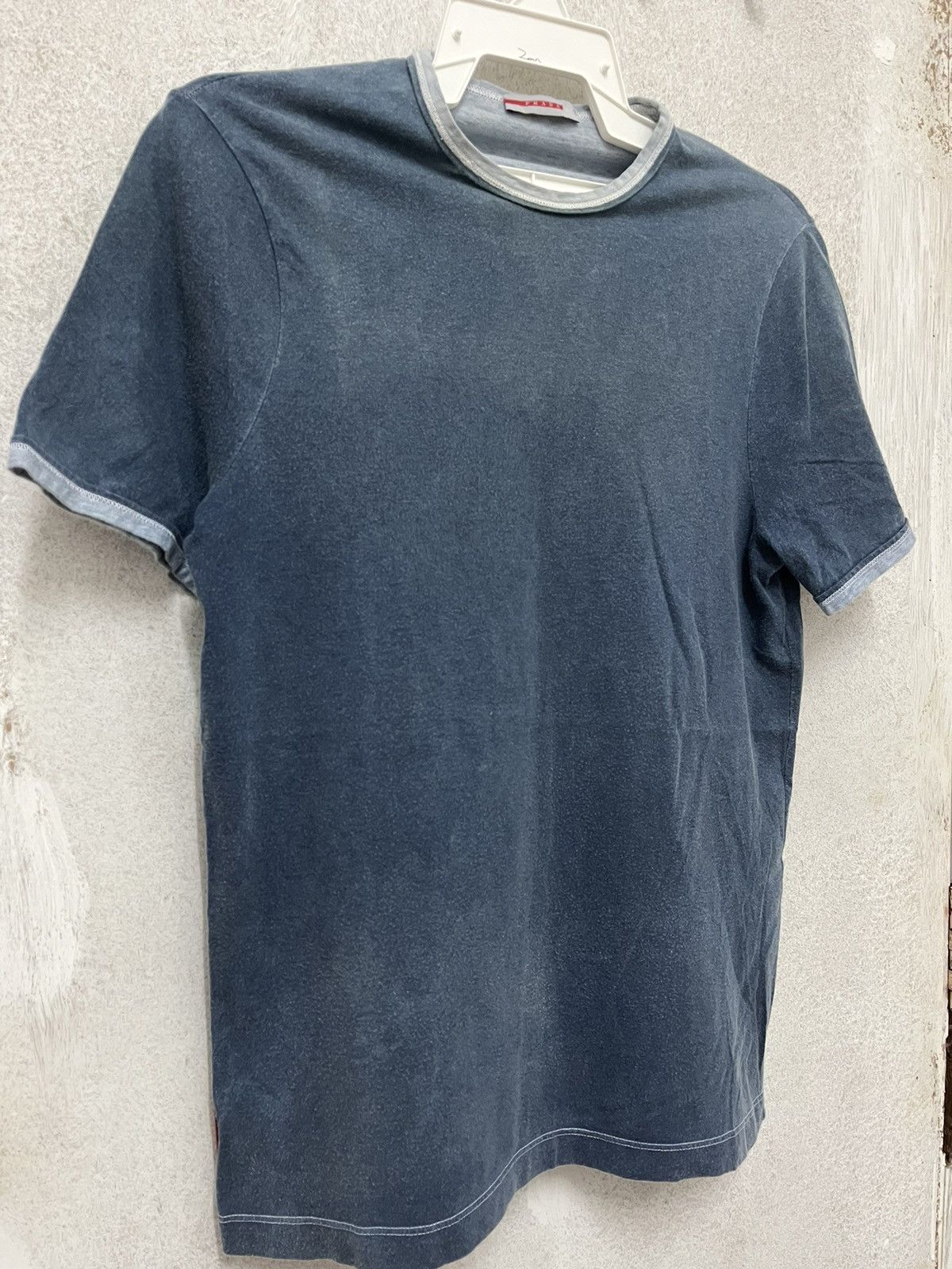 Prada Prada Plaid Crew Neck Blue Size US S / EU 44-46 / 1 - 2 Thumbnail