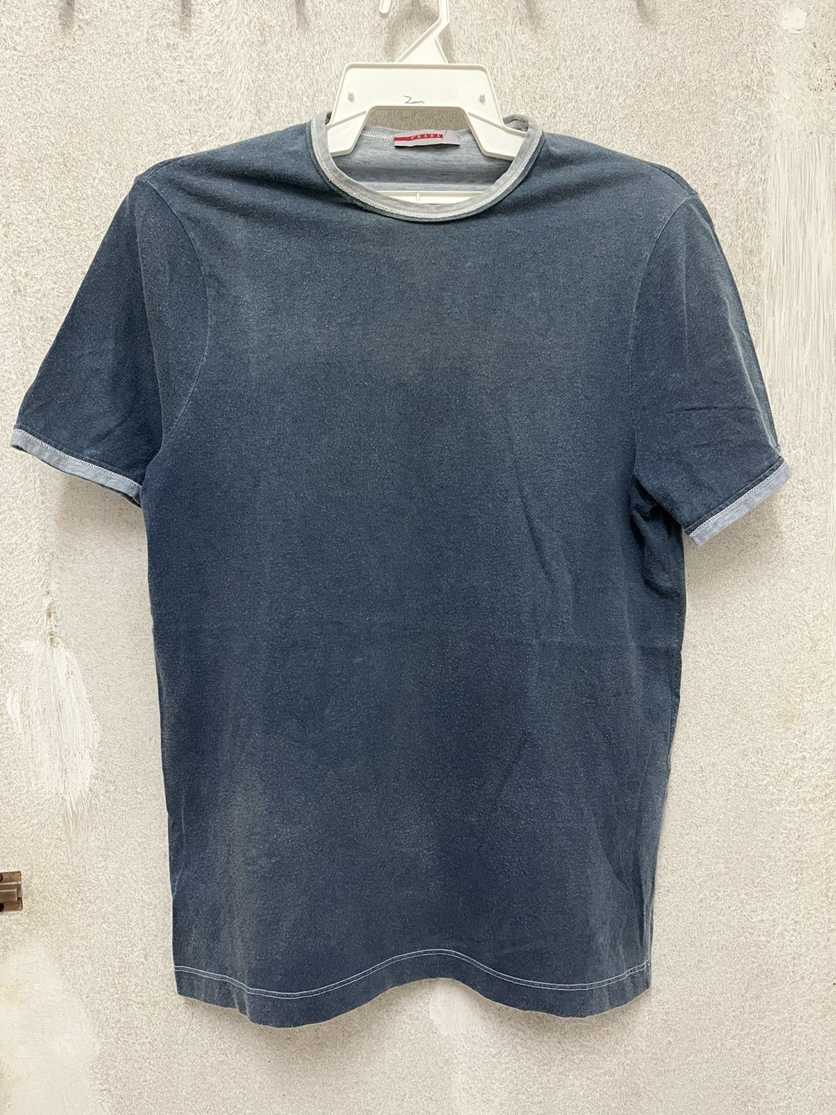 Prada Prada Plaid Crew Neck Blue Size US S / EU 44-46 / 1 - 1 Thumbnail