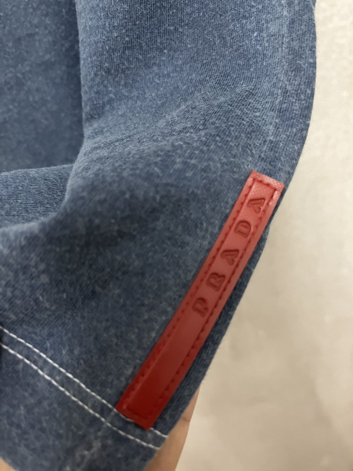 Prada Prada Plaid Crew Neck Blue Size US S / EU 44-46 / 1 - 6 Thumbnail