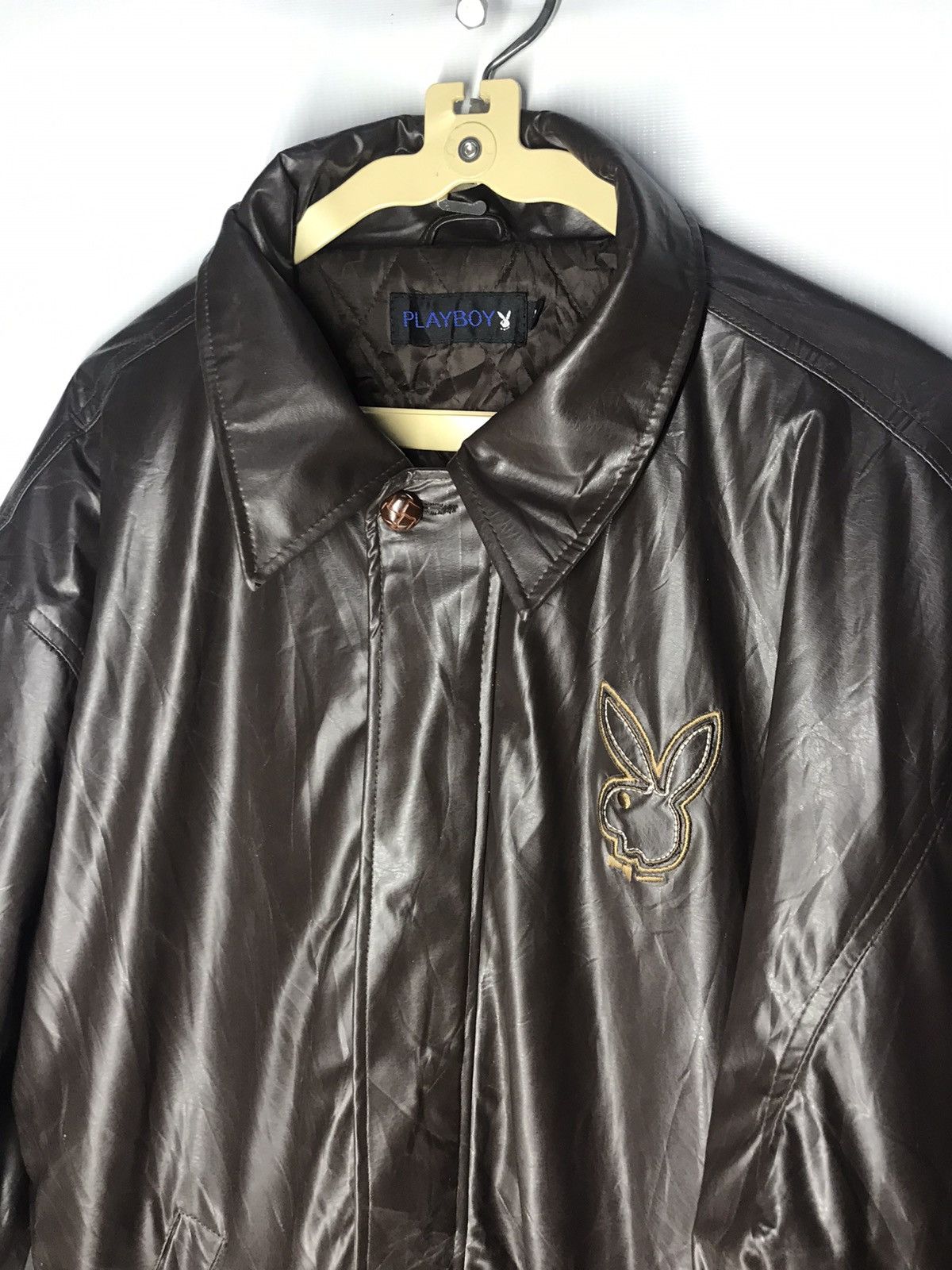 Playboy Playboy back spellout zipper jacket Size US L / EU 52-54 / 3 - 5 Thumbnail