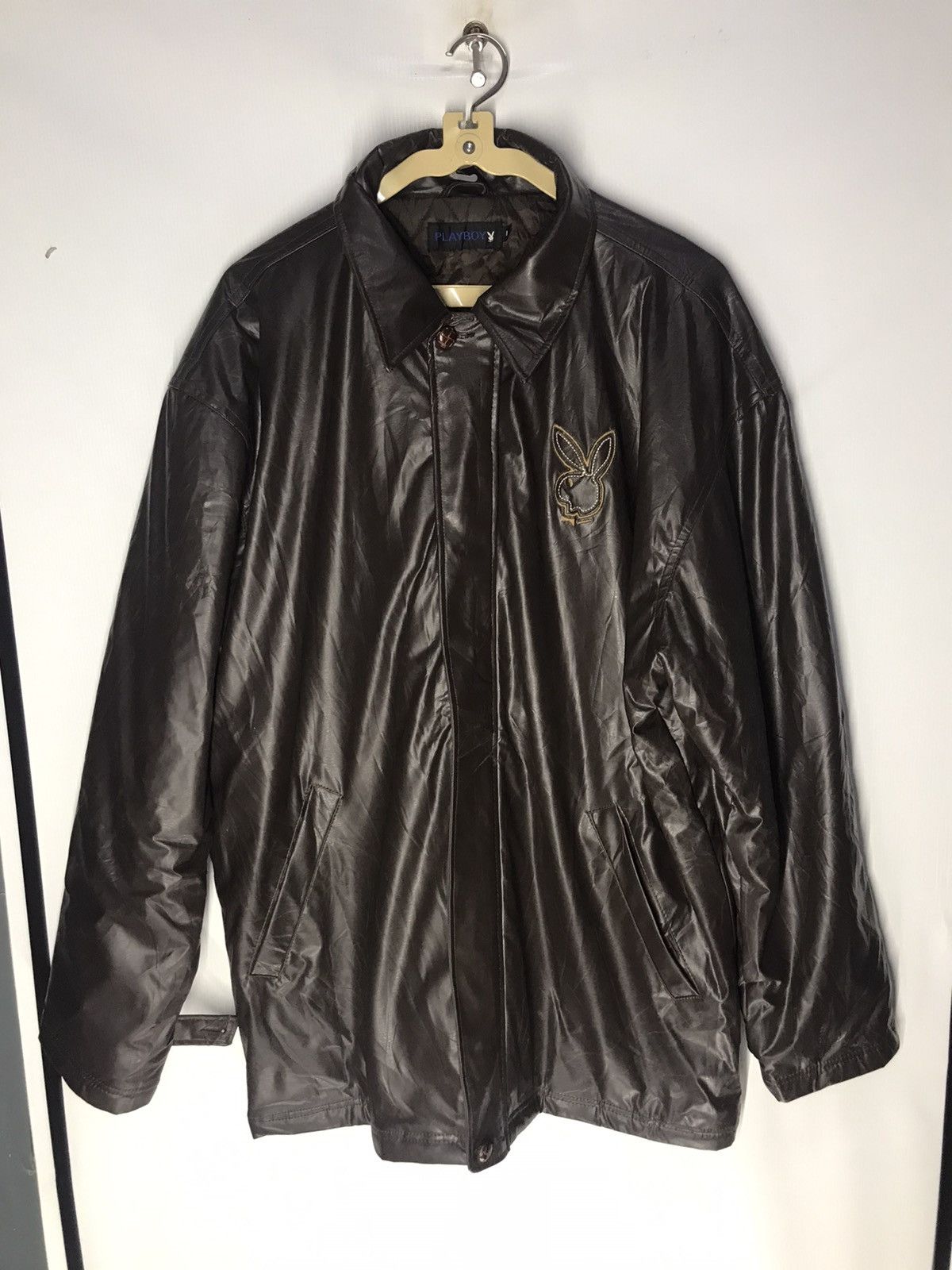 Playboy Playboy back spellout zipper jacket Size US L / EU 52-54 / 3 - 6 Thumbnail