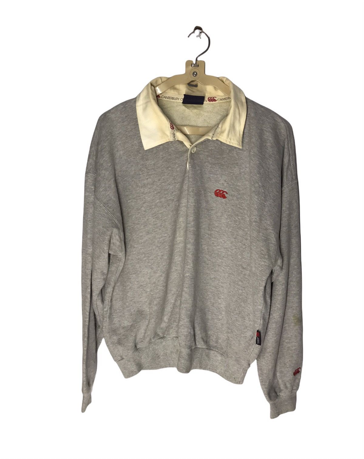Canterbury of New Zealand × Vintage Vintage Canterbury Of New Zealand Collar Sweatshirt Size US M / EU 48-50 / 2 - 1 Thumbnail