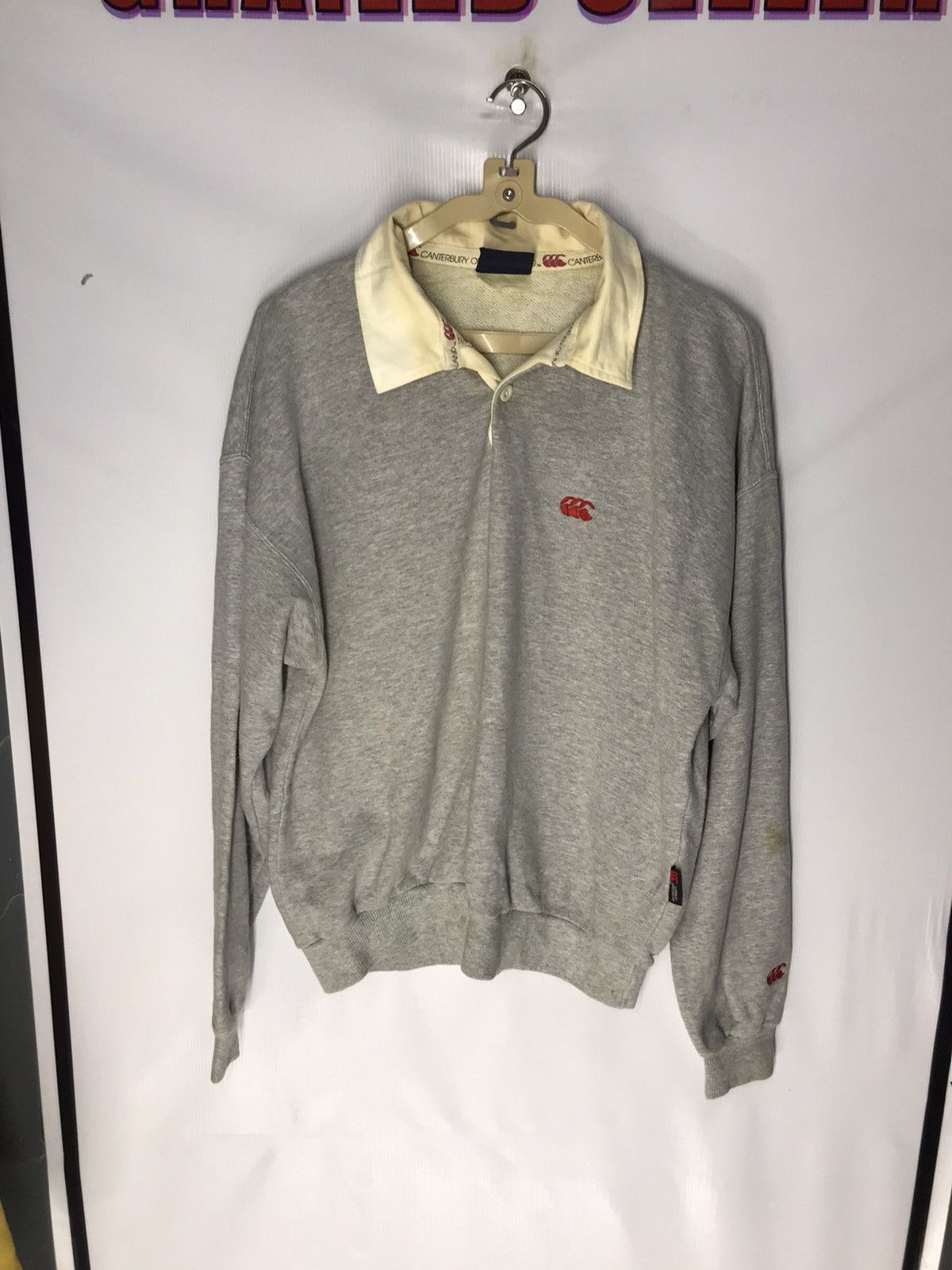 Canterbury of New Zealand × Vintage Vintage Canterbury Of New Zealand Collar Sweatshirt Size US M / EU 48-50 / 2 - 7 Thumbnail